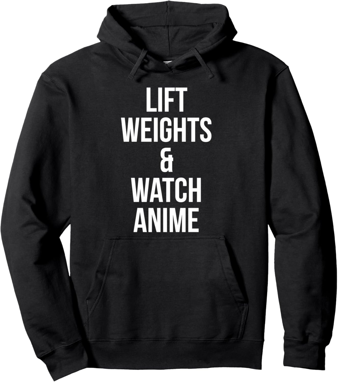 Lift Weights And Watch Anime - Novelty Gym Hoodie Pullover Hoodie