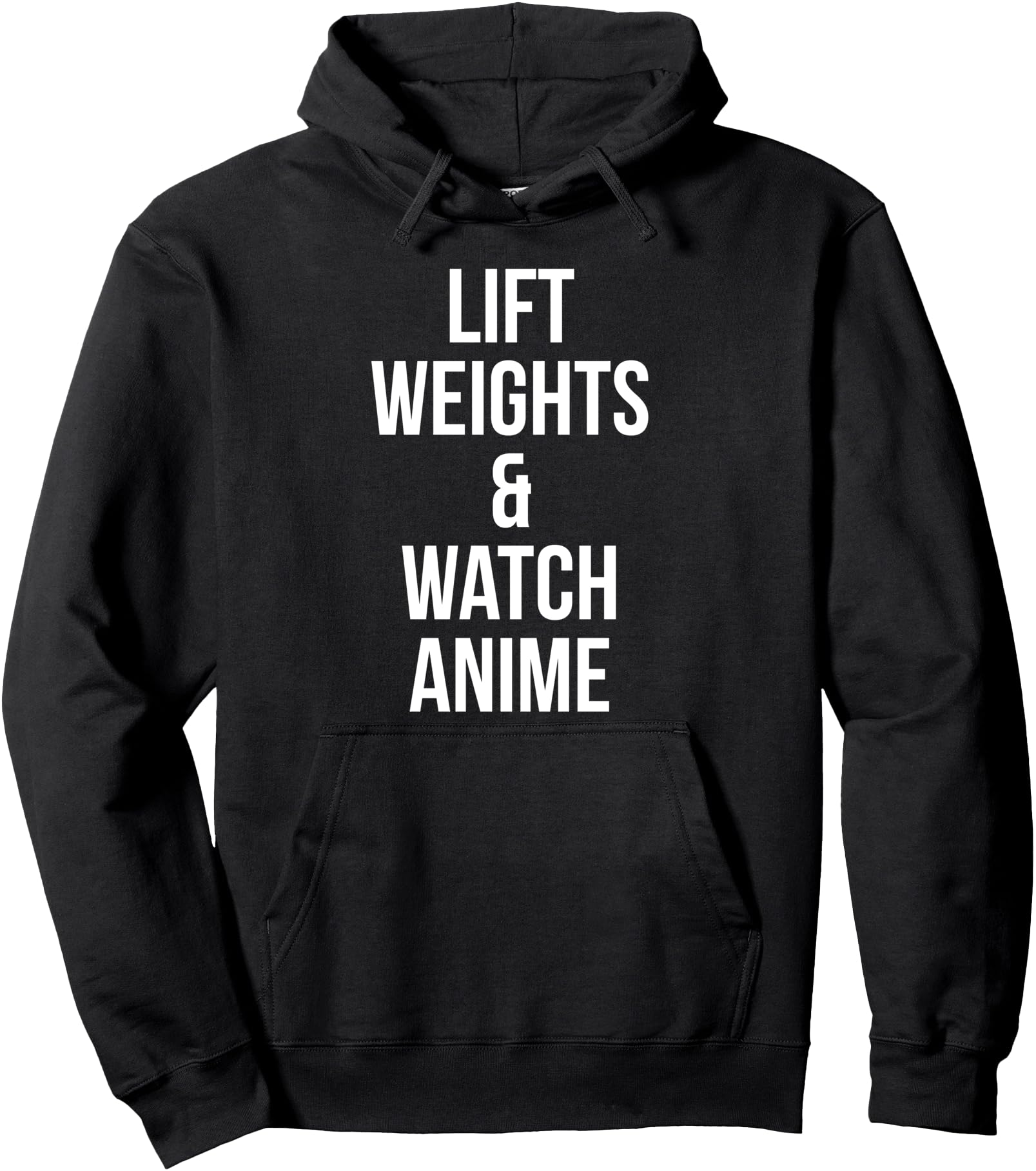 Lift Weights And Watch Anime - Novelty Gym Hoodie Pullover Hoodie