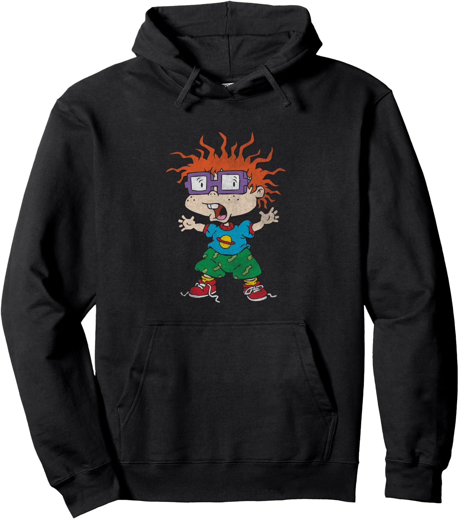 Nickelodeon Rugrats Chuckie Feature Character Hoodie Pullover Hoodie