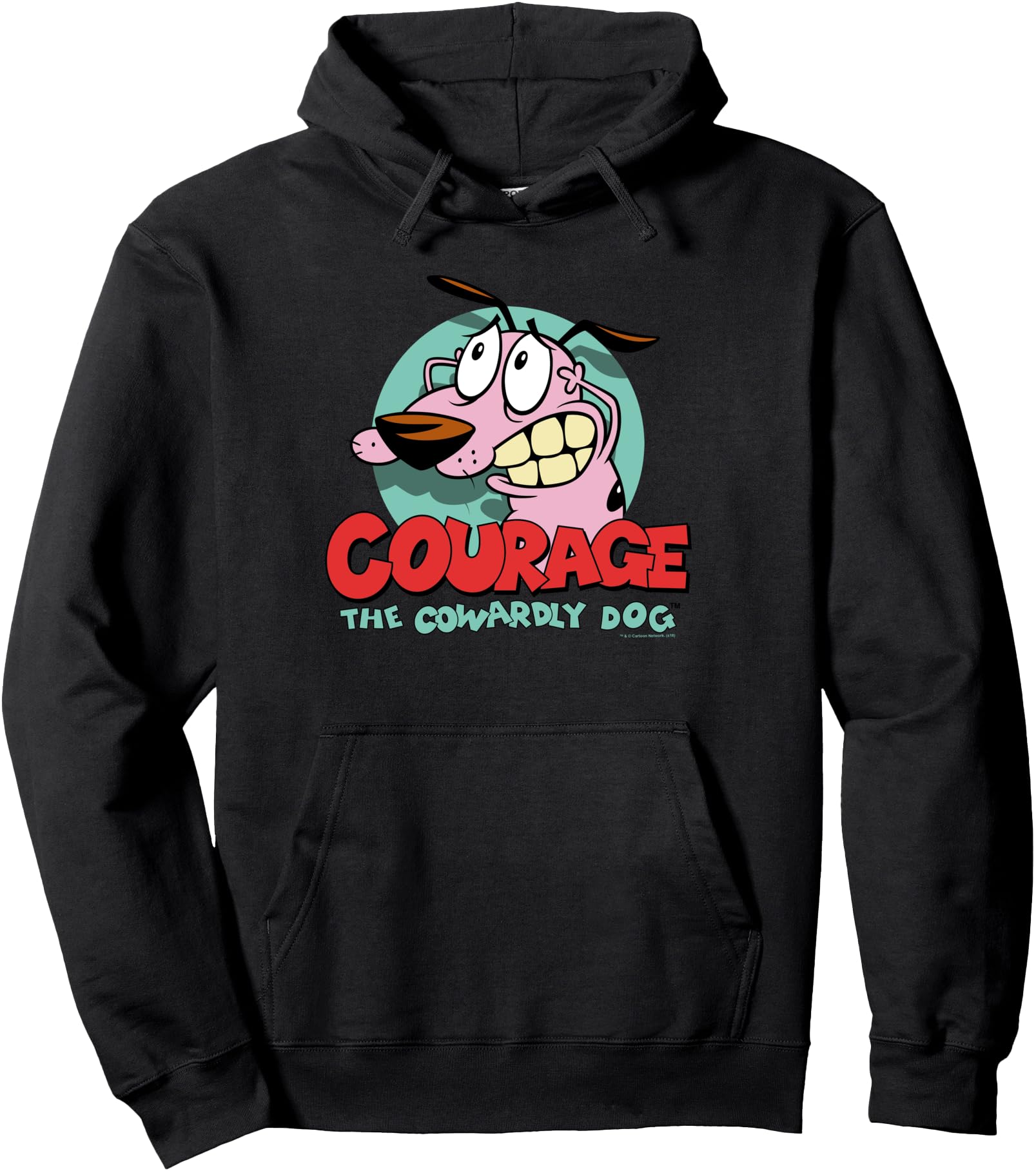 Courage the Cowardly Dog Scardy Dog Pullover Hoodie