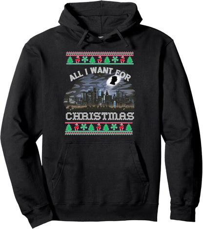 Christmas Political Humor Xmas Saying Pro Trump Anti Biden Pullover Hoodie