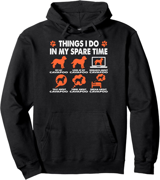 Cavapoo Dog Pet Lovers Funny Gift Pullover Hoodie
