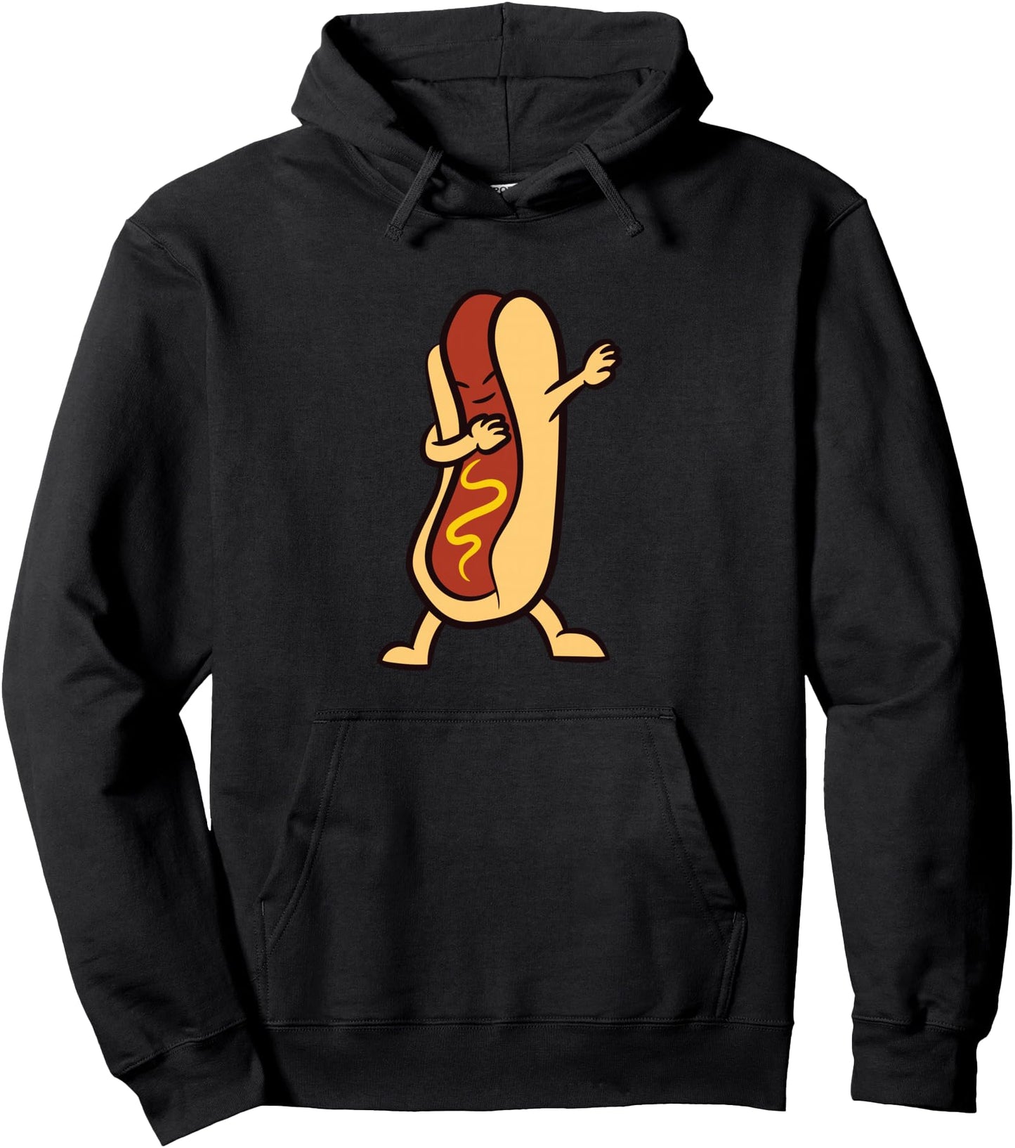 Hotdog Dabbing Funny Hot Dog Pullover Hoodie