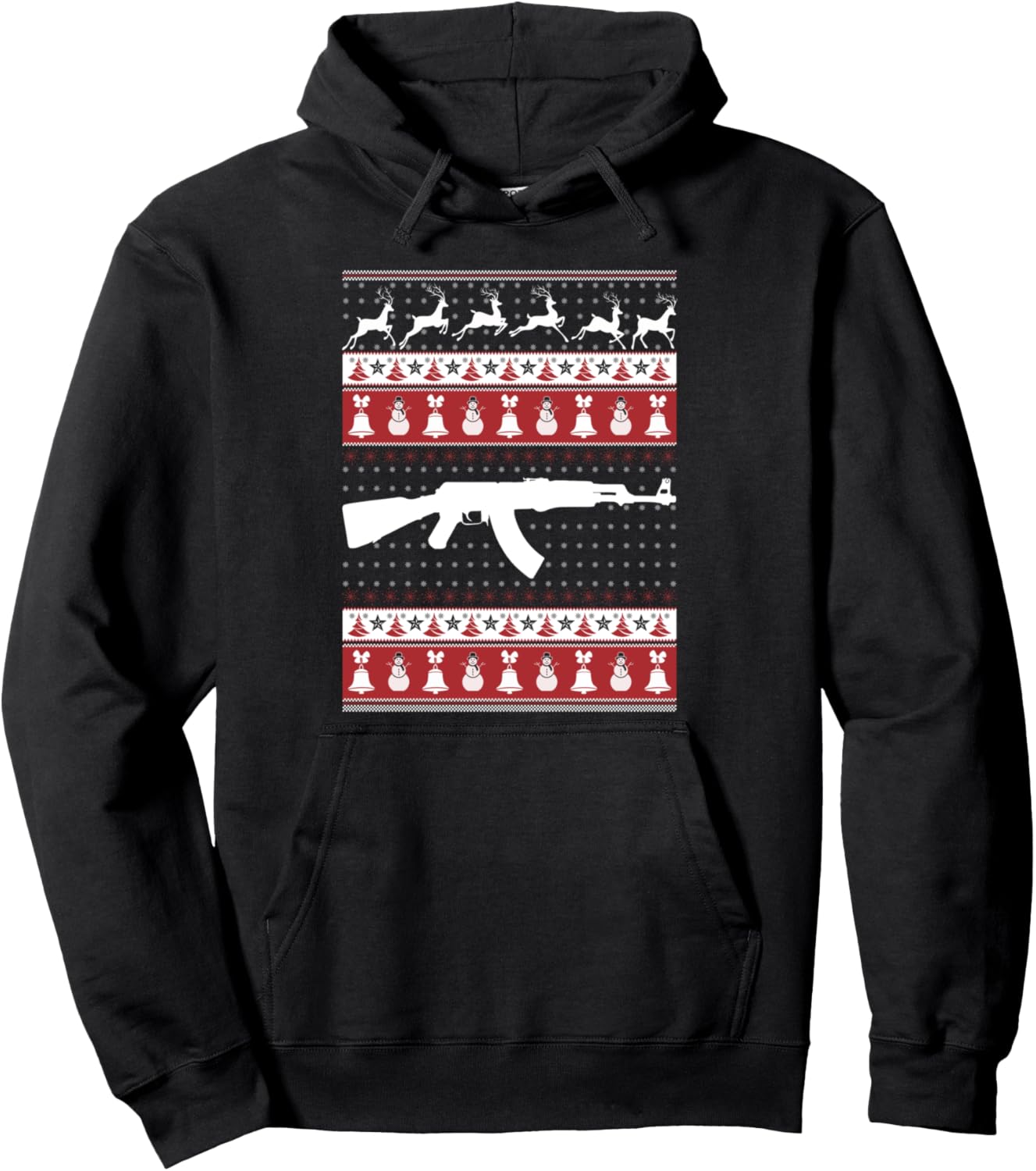 AK47 Ugly Christmas Sweater Xmas Hoodie - AK47 Hoodie