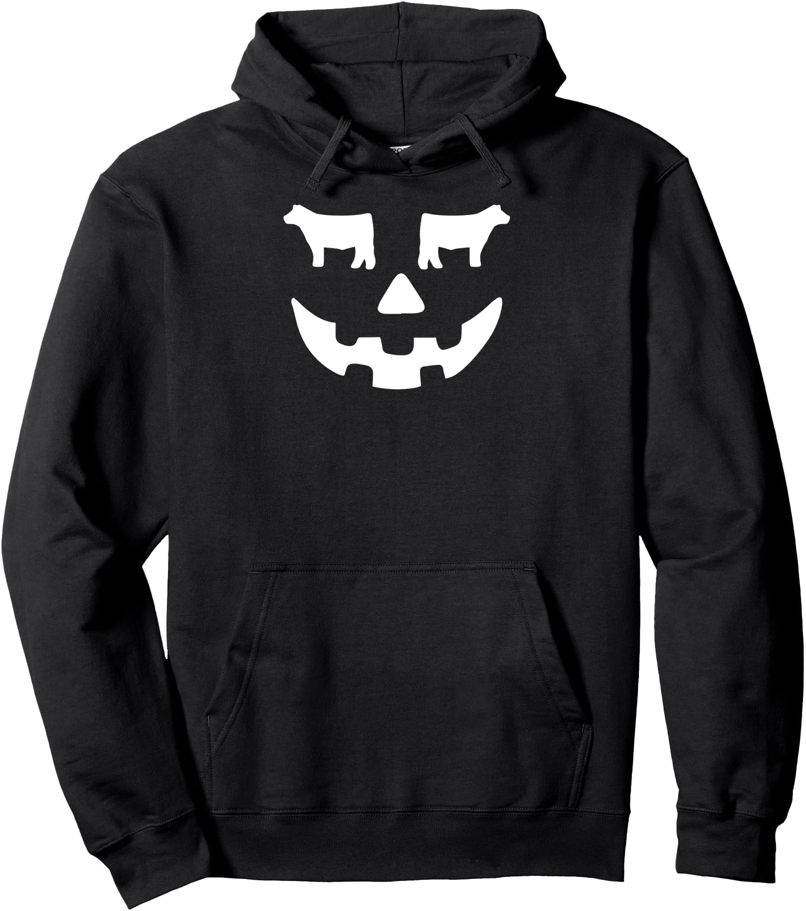 pumpkin cow show, Show Steer halloween Pullover Hoodie