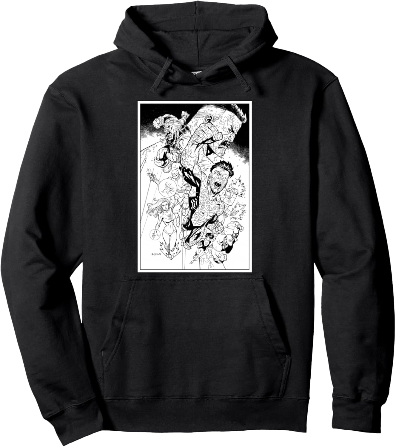 INVINCIBLE CHARACTER MONTAGE Pullover Hoodie