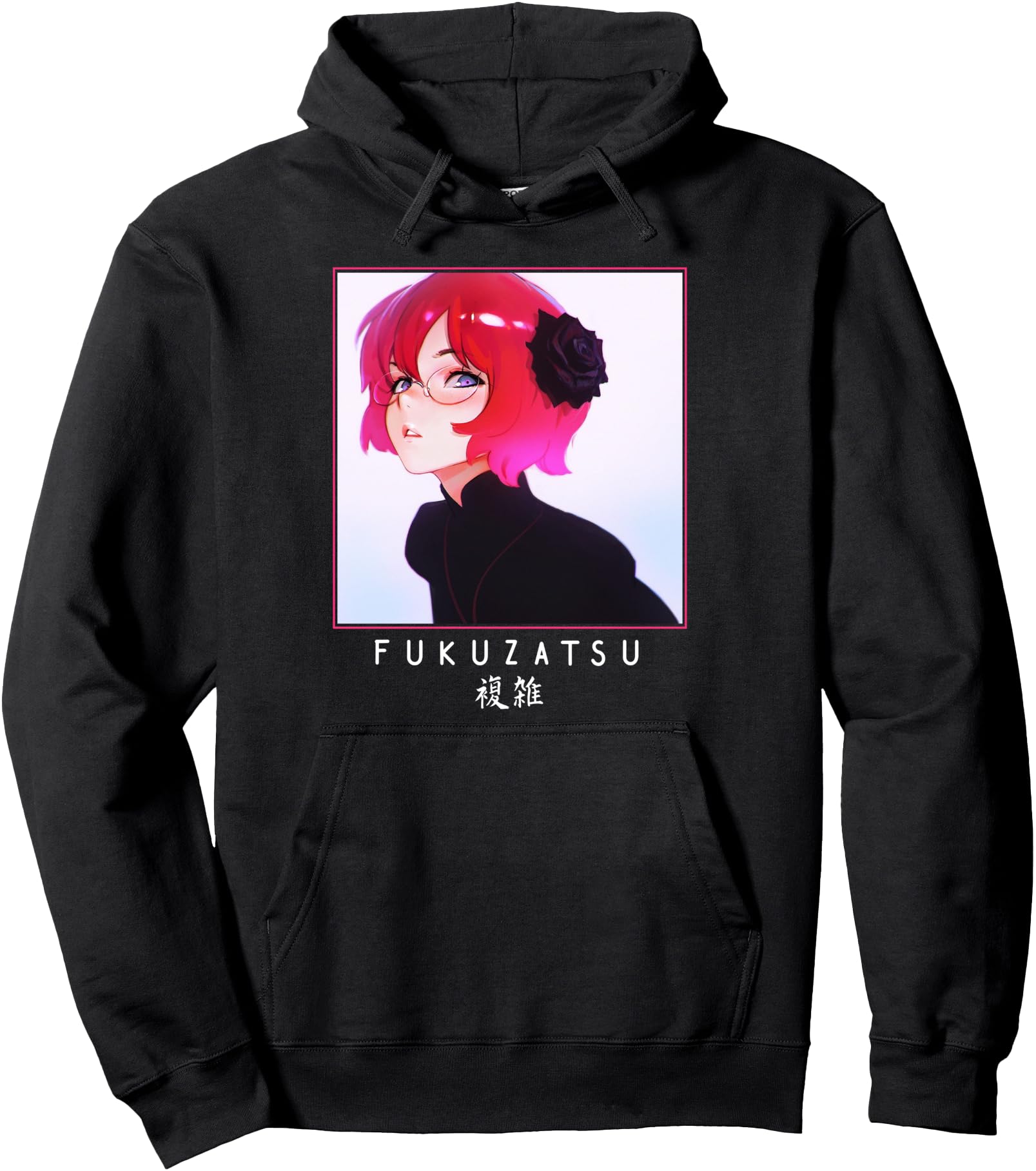 Anime Girl Japanese Aesthetic anime Otaku Pullover Hoodie