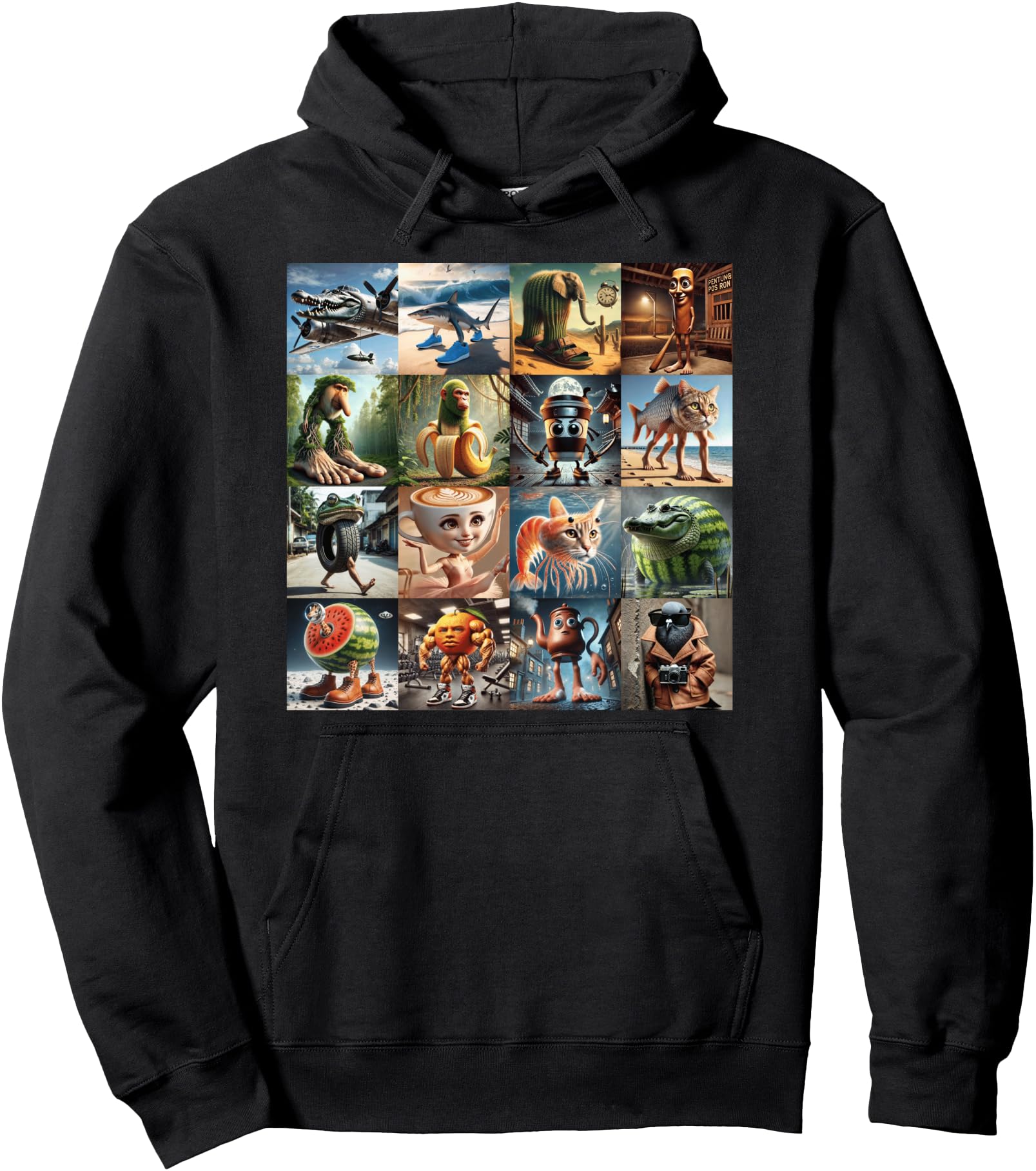 Italian Brainrot Children Pullover Hoodie