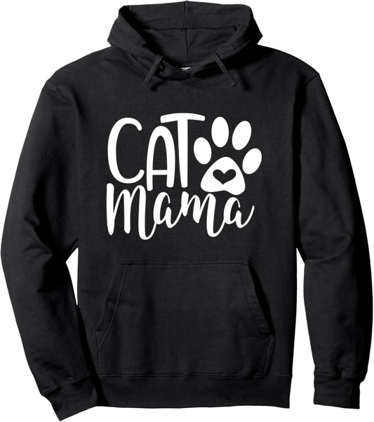 Cat Mama Pullover Hoodie