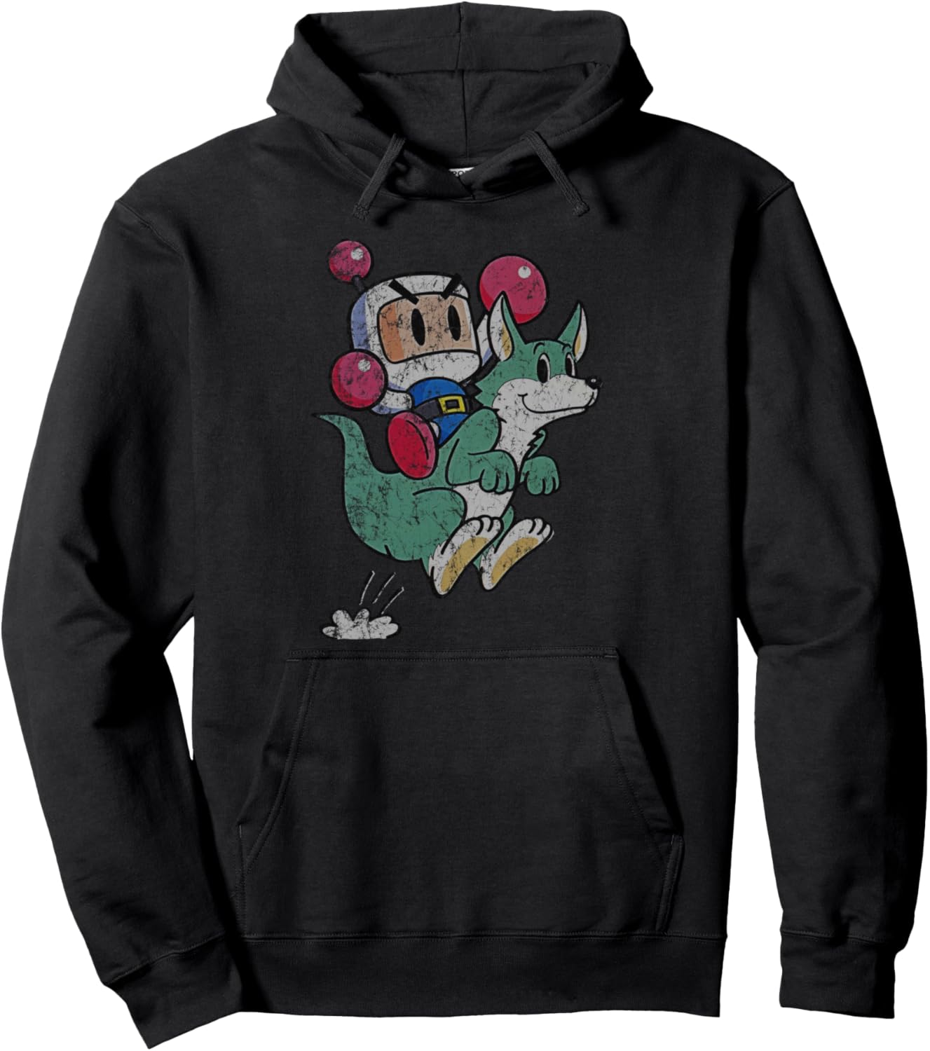 Bomberman Character Super 1993 Retro Gamer Space Classic Pullover Hoodie
