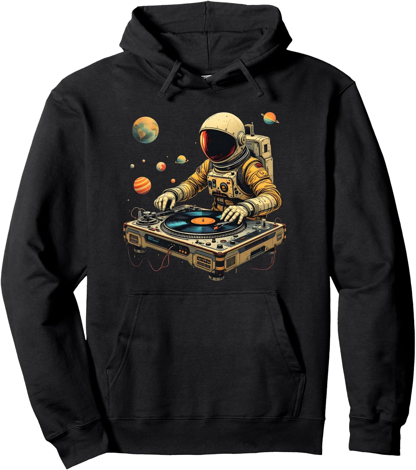 Astronaut DJ House Music Festival Producer Rave EDM Pullover Hoodie