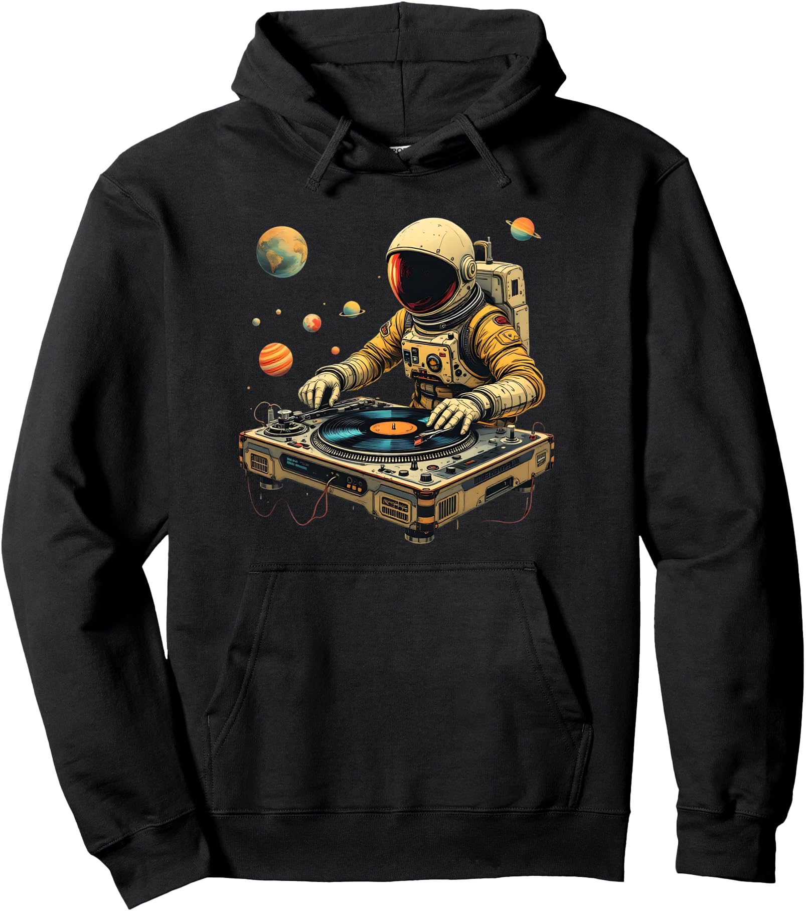Astronaut DJ House Music Festival Producer Rave EDM Pullover Hoodie