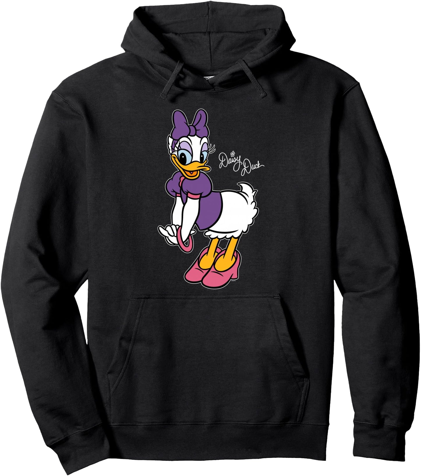 Disney Daisy Duck Retro Character Sassy Pose Trip Matching Pullover Hoodie