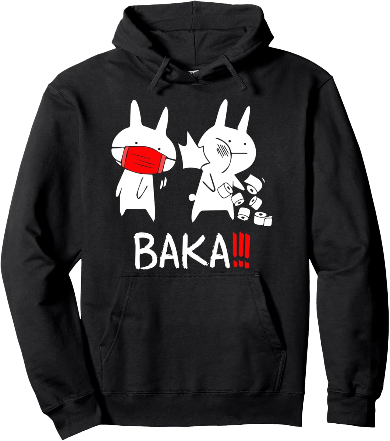 Baka! Idiot! Funny Japanese Anime Hoodie For Men Women Gift Pullover Hoodie