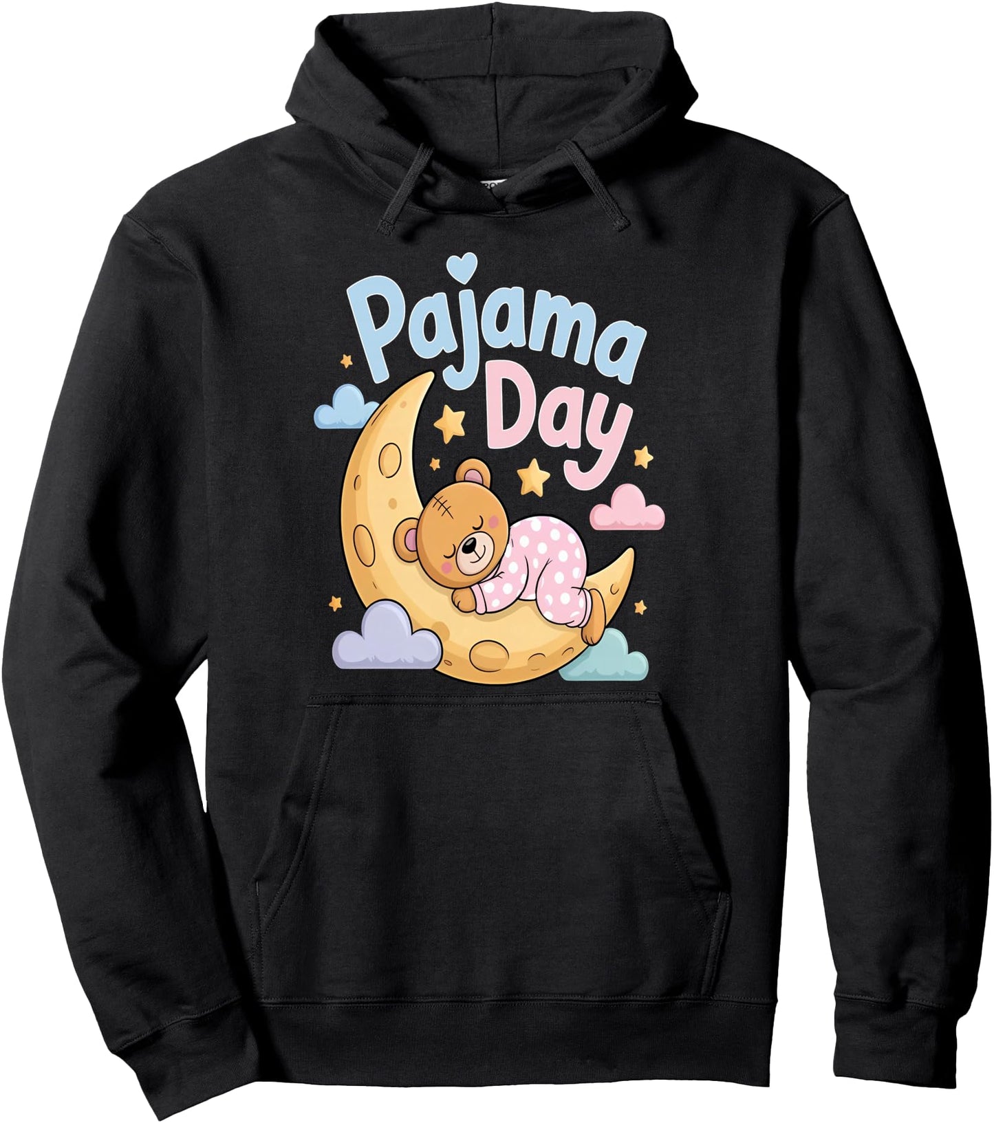 Pajama Day School Spirit Week Bear Sleep Teacher Student Pullover Hoodie