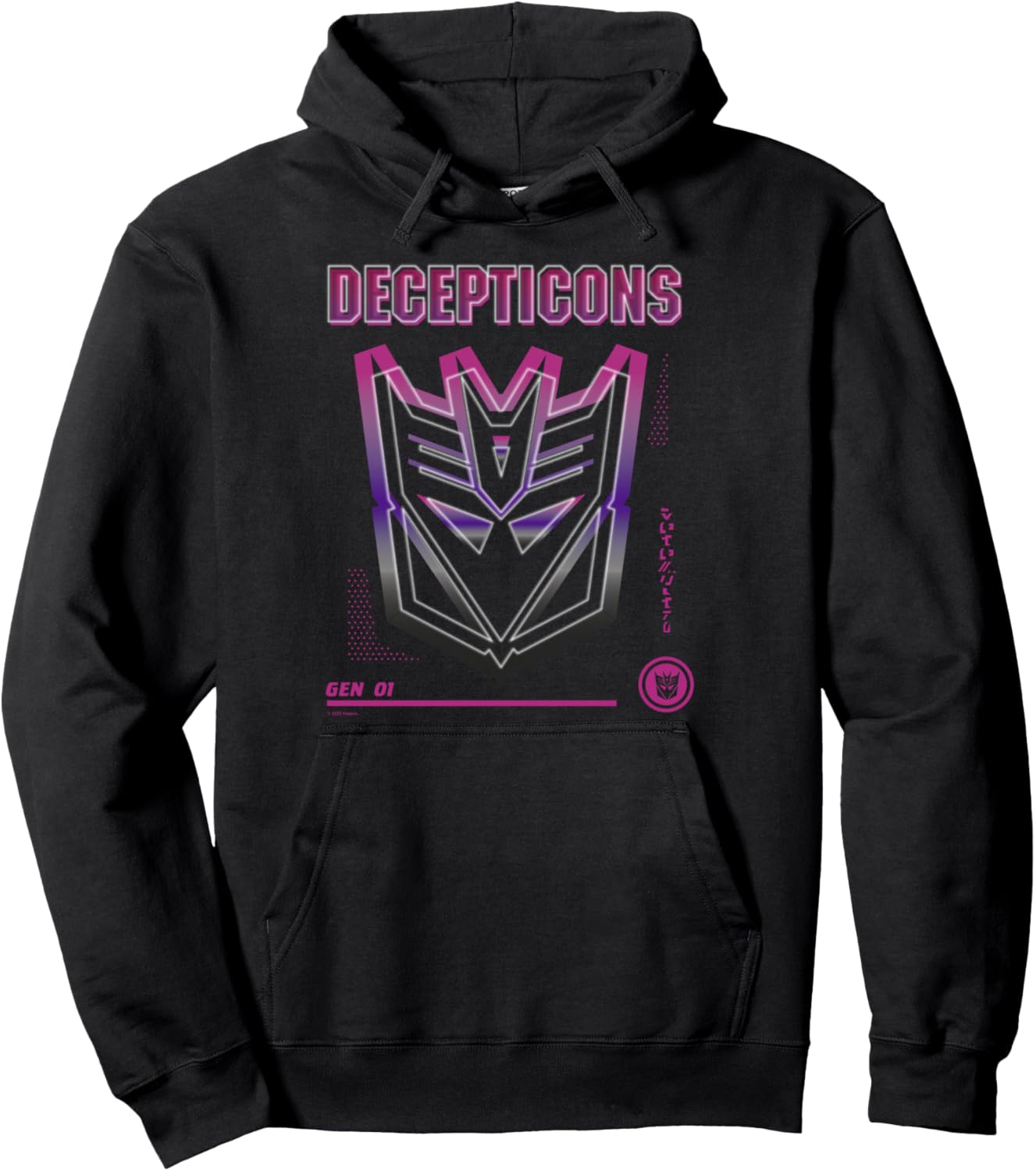 Transformers Generations Decepticons Gen 01 Logo Pullover Hoodie