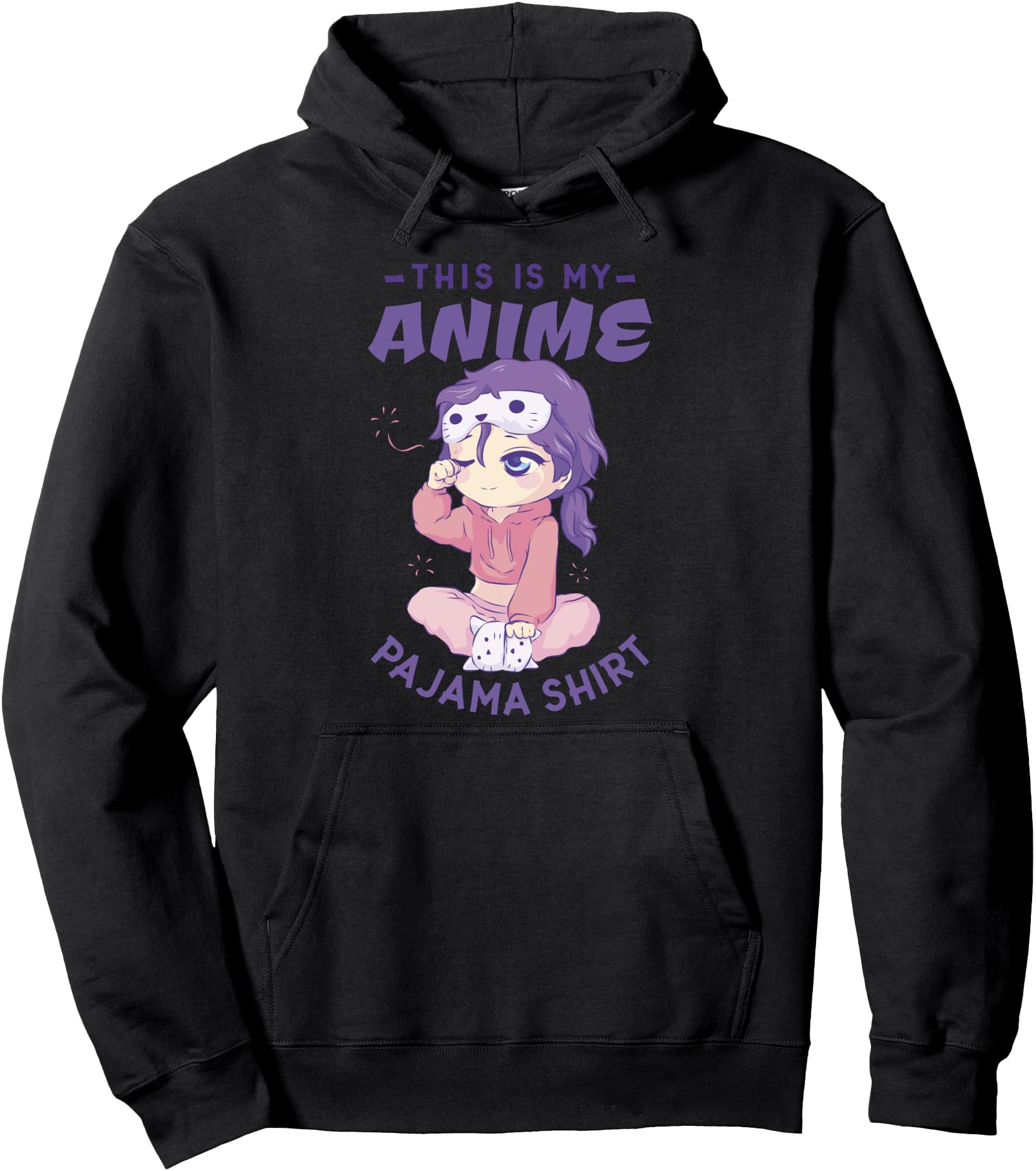 This Is My Anime Pajama Shirt Cute Sleep Girl Japan Japanese Pullover Hoodie