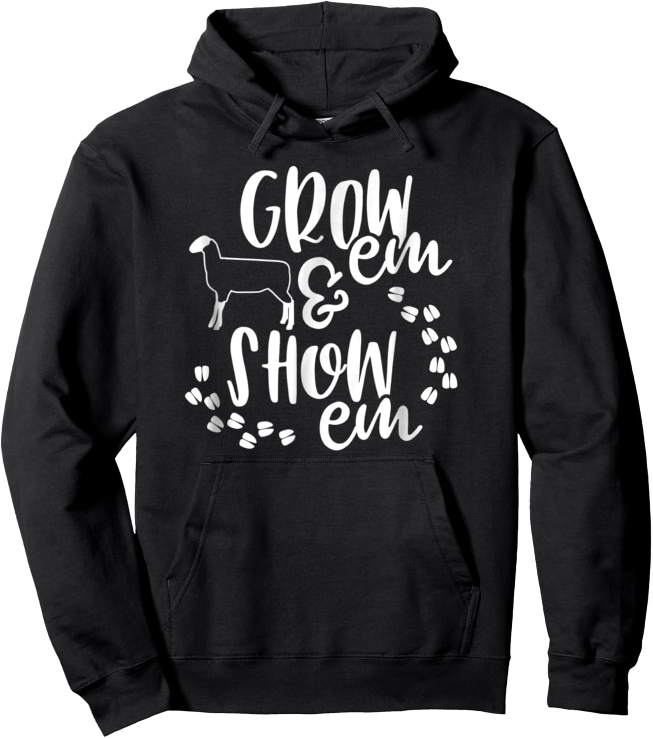 Sheep Showing - Livestock Show Pullover Hoodie