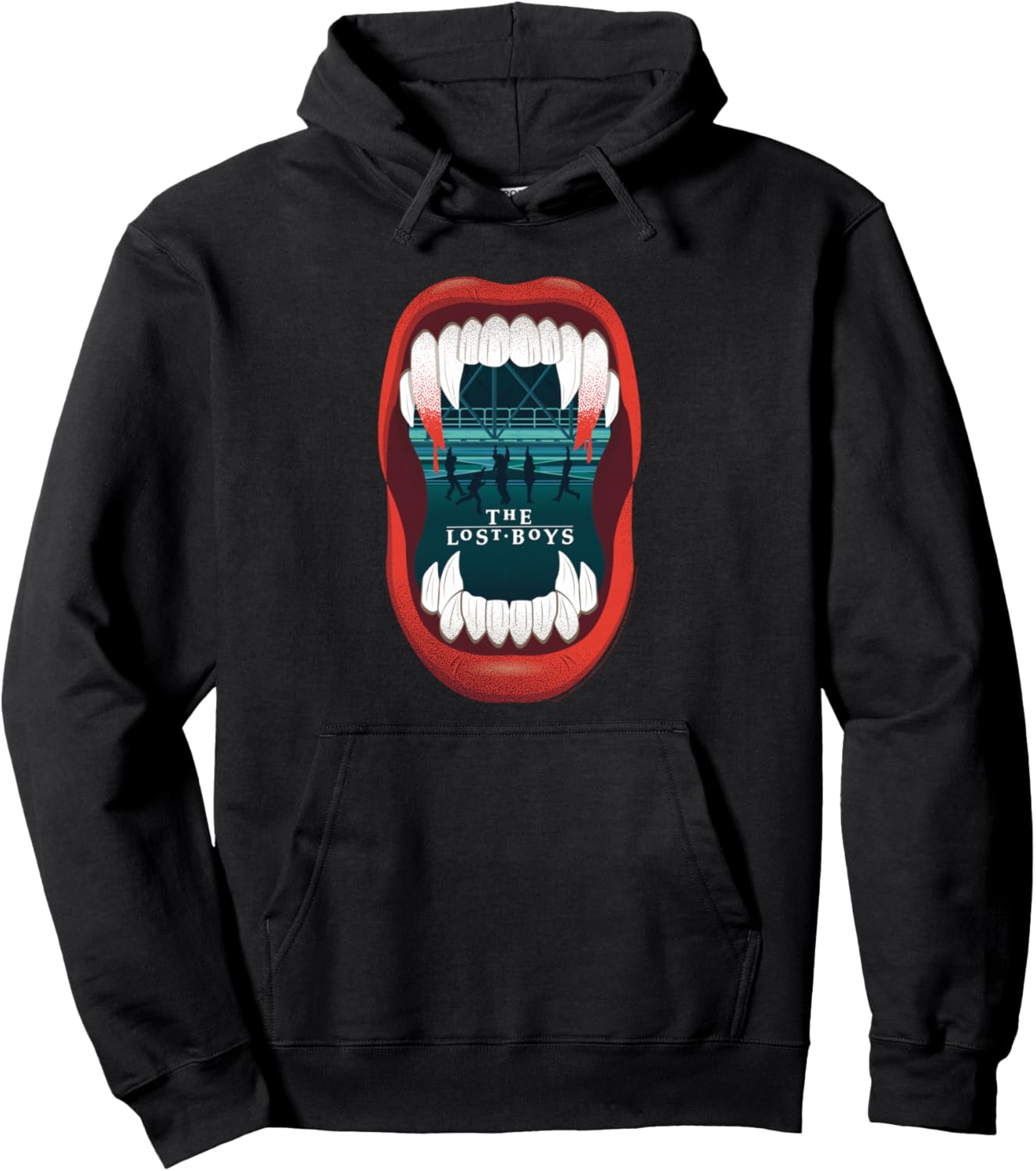 The Lost Boys Fangs Illustration Pullover Hoodie