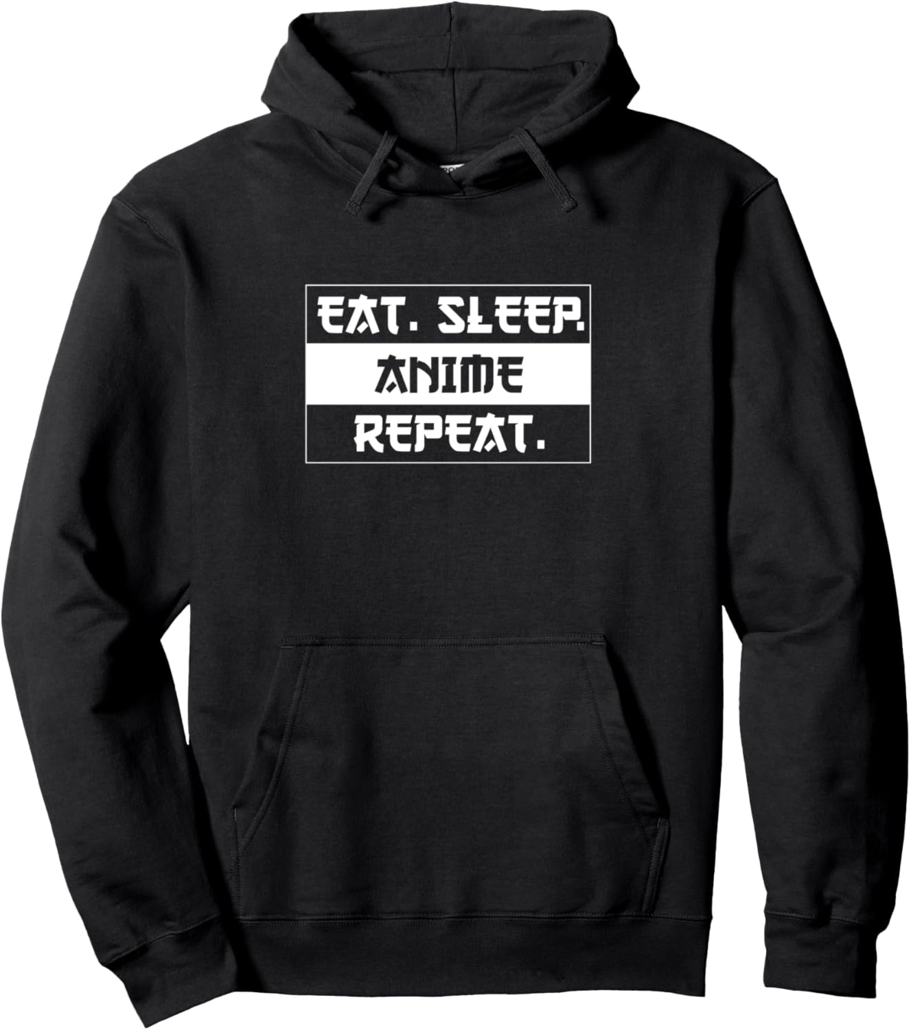 Eat Sleep Anime Repeat Shirt Funny Japanese Aesthetic Anime Pullover Hoodie