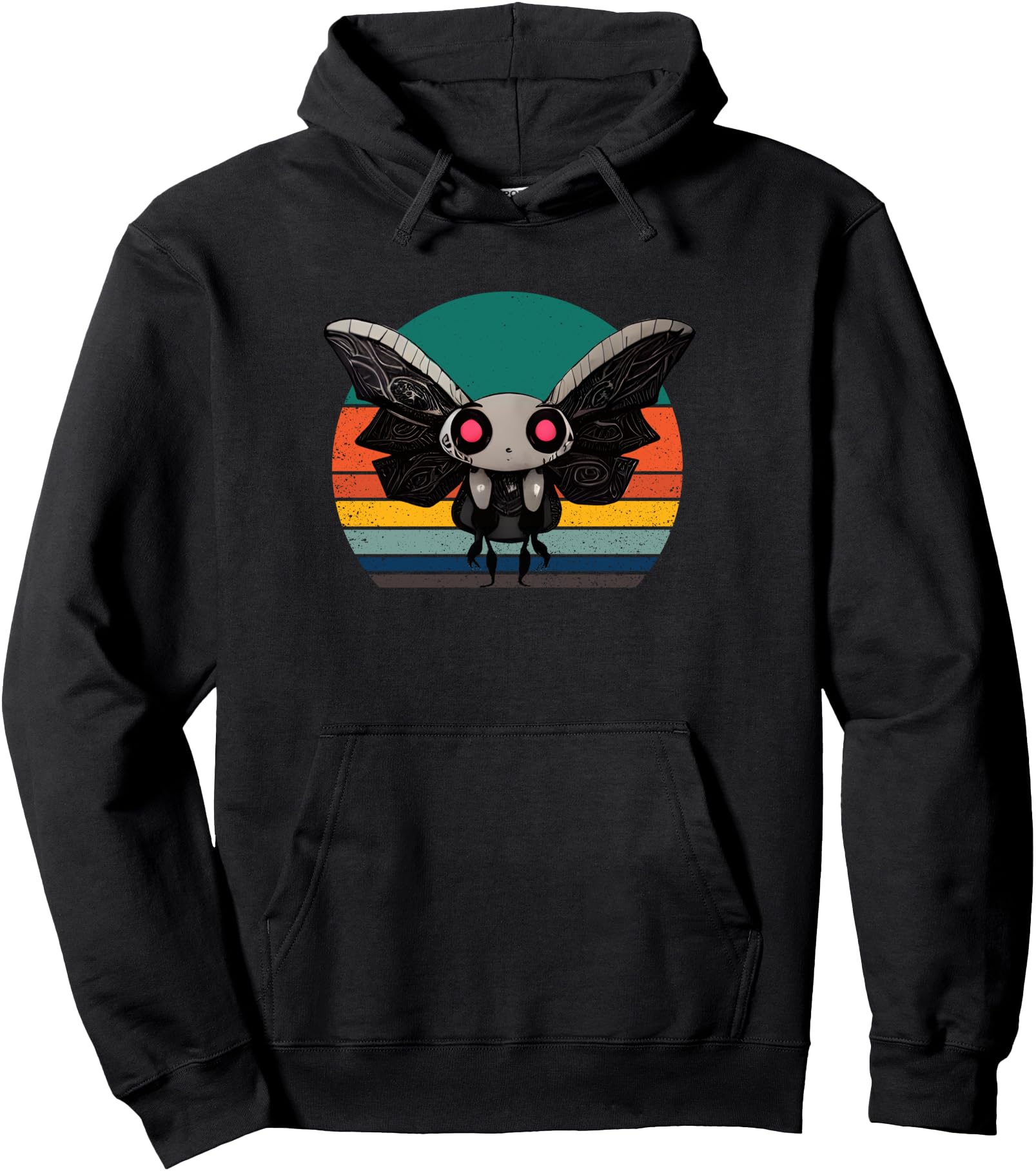 Cute Mothman Cryptidcore Cryptcore Mothwoman Adorable Anime Pullover Hoodie