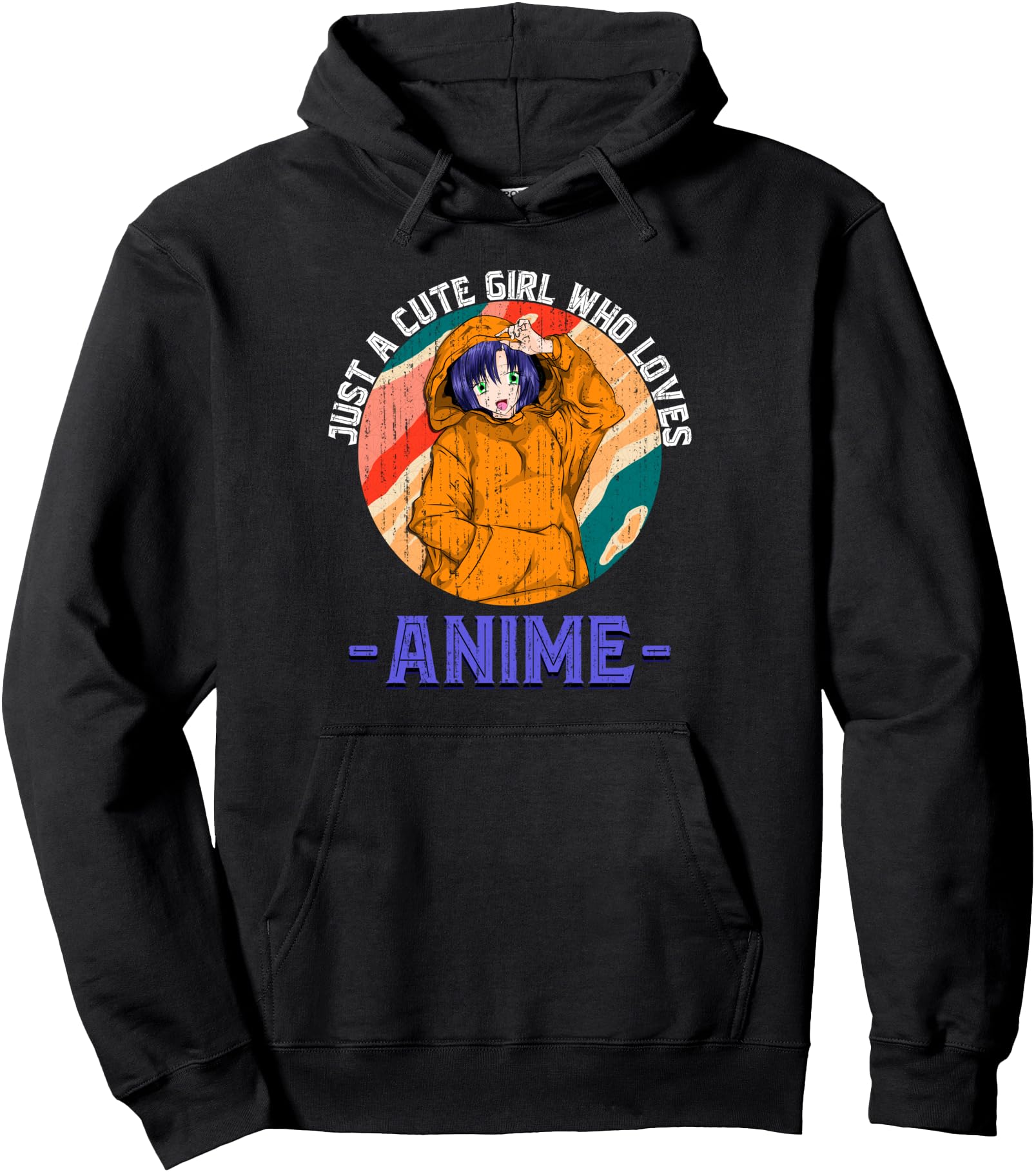 Japanese Manga Otaku Anime Lover Kawaii Girls Women Anime Pullover Hoodie
