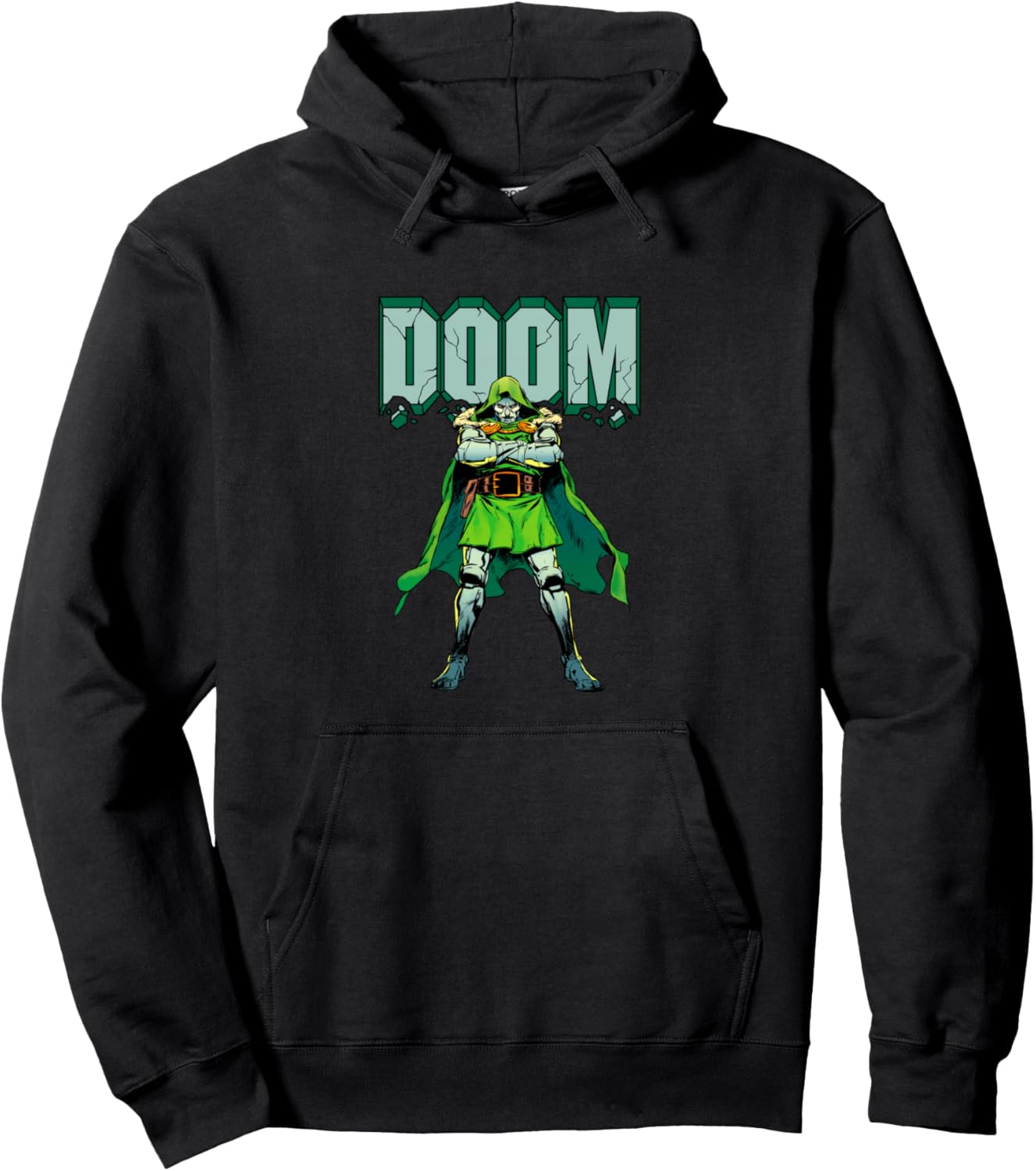 Marvel Comics Doctor Doom No Time For Fools Comic Villain Pullover Hoodie