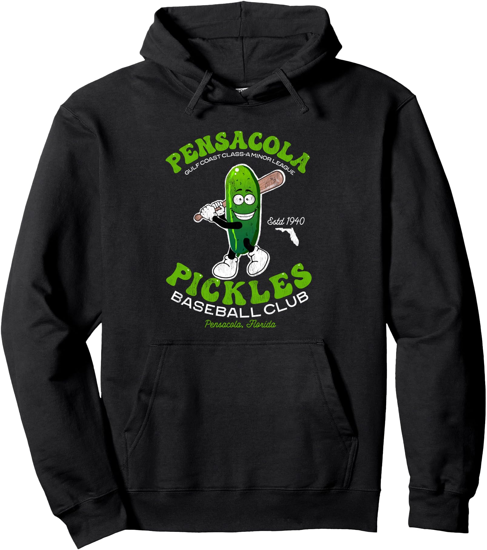 Pensacola Pickles Minor League Retro Baseball Team Pullover Hoodie