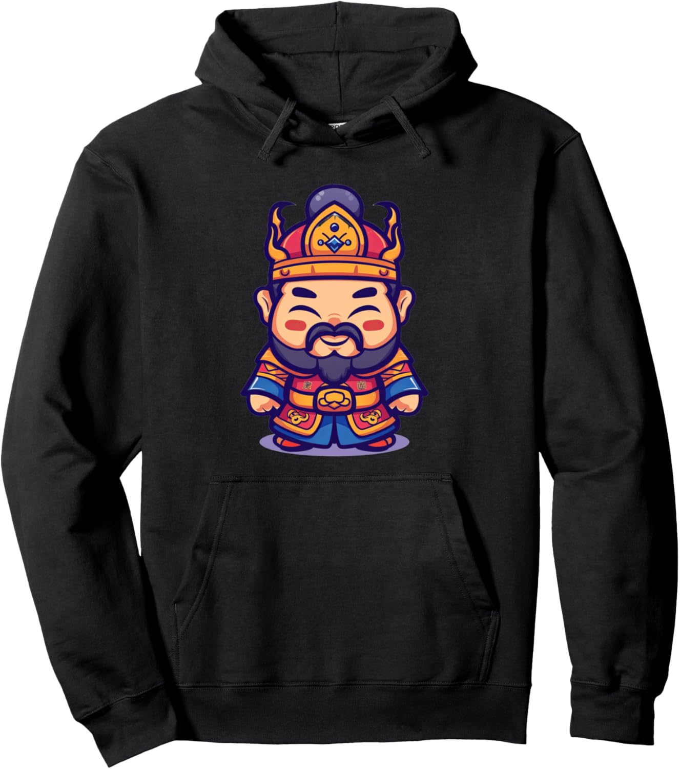 Kublai Khan In Kawaii Style Pullover Hoodie
