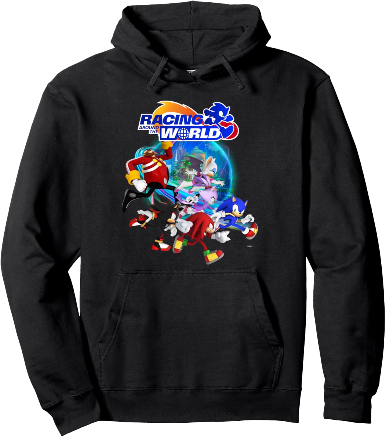 Sonic the Hedgehog - Racing Around the World Group Pullover Hoodie