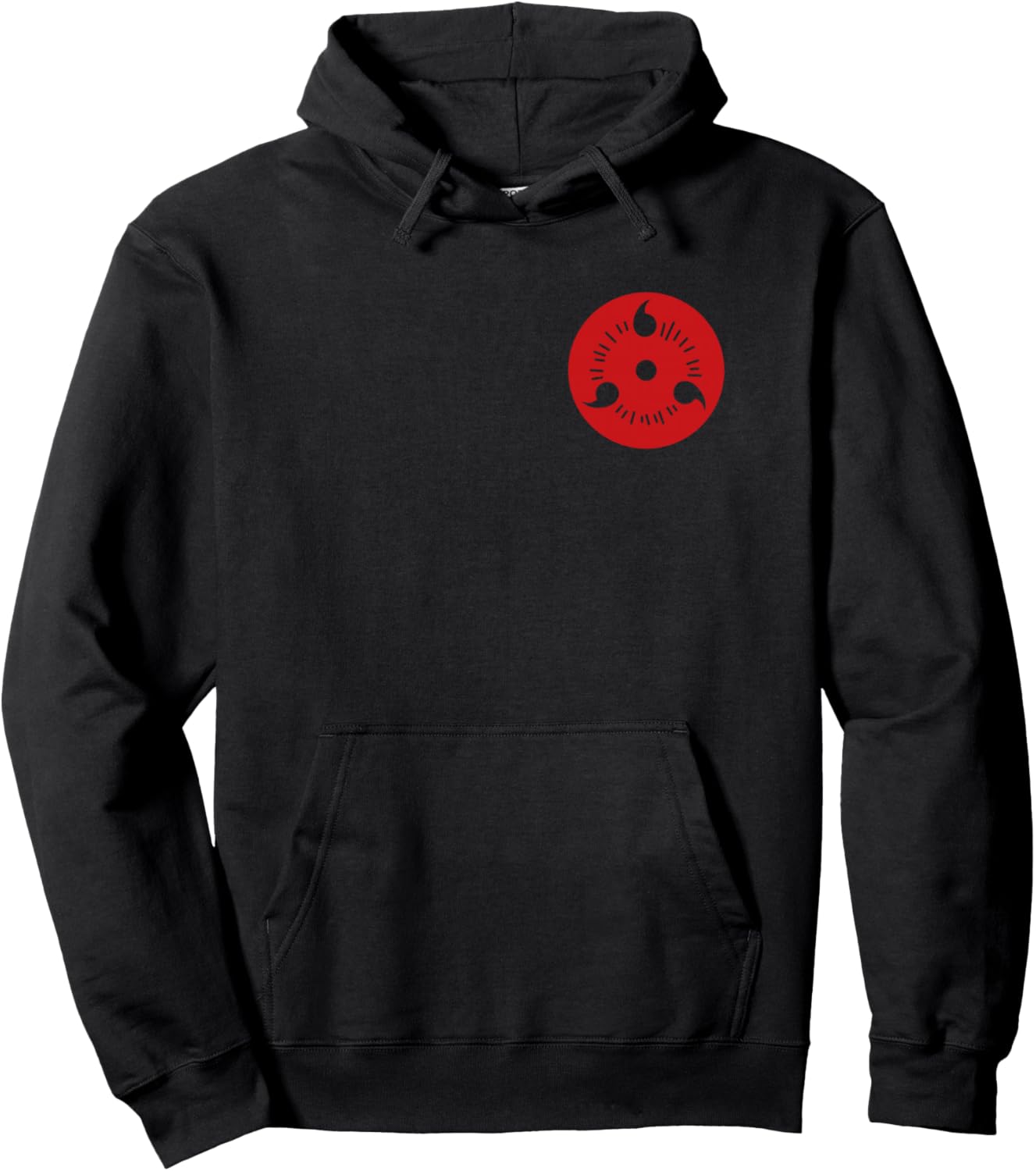 Naruto Shippuden Front and Back Sasuke Sharingan Anime Pullover Hoodie