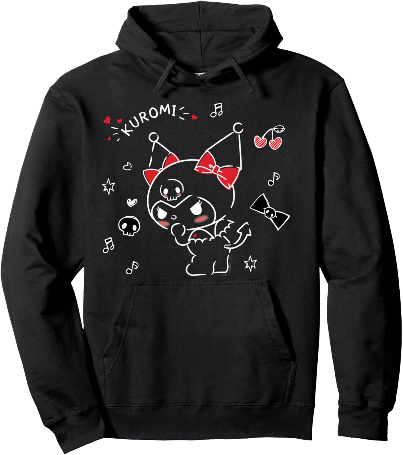 Kuromi Mischievous Hoodie Pullover Hoodie