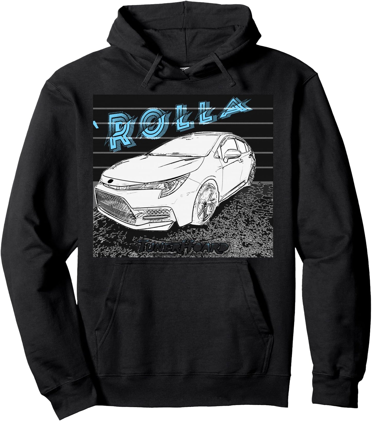JDM ROLLA E210 Corolla Hatchback Sedan 12th Gen Cool Car POP Pullover Hoodie