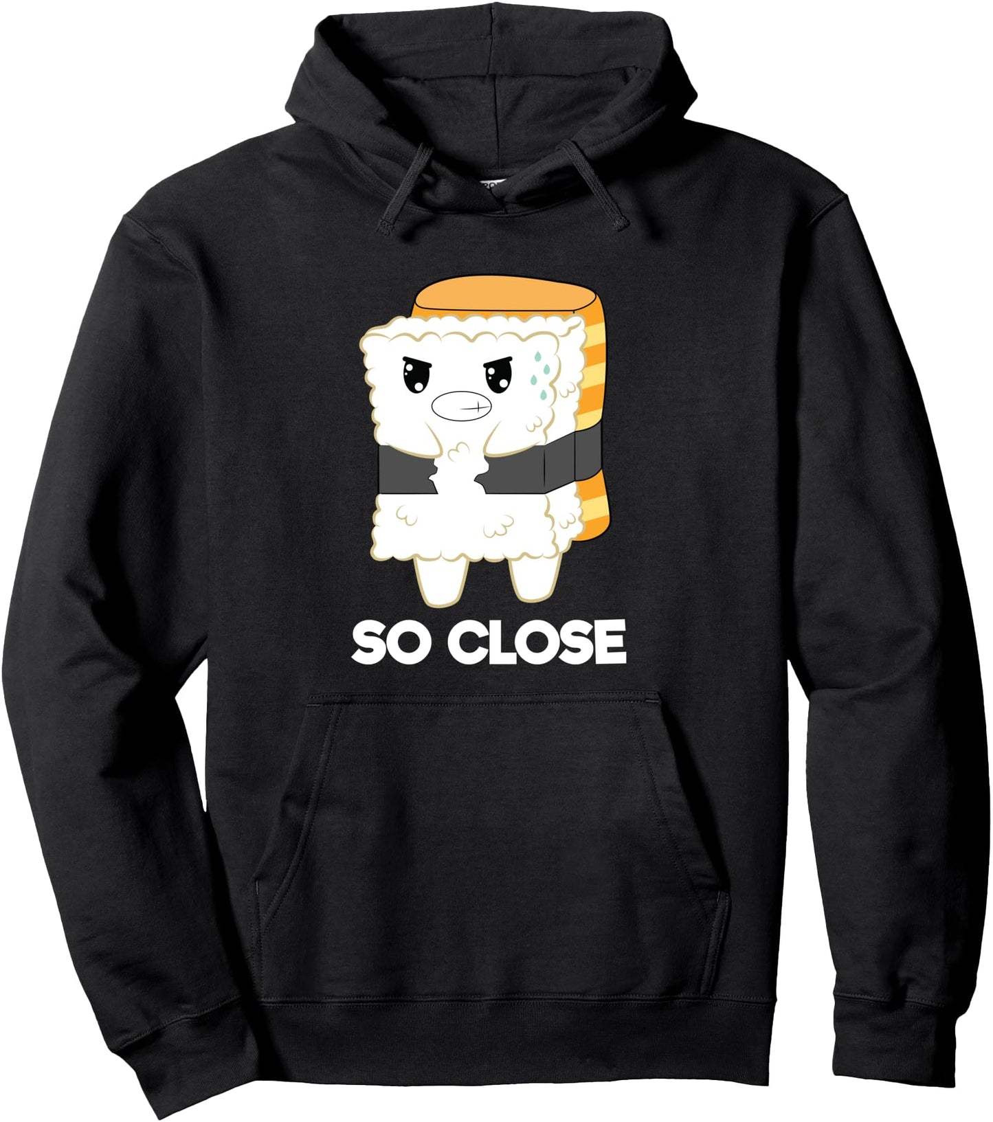 Sushi So Close Nigiri Kawaii Anime Japanese Pullover Hoodie