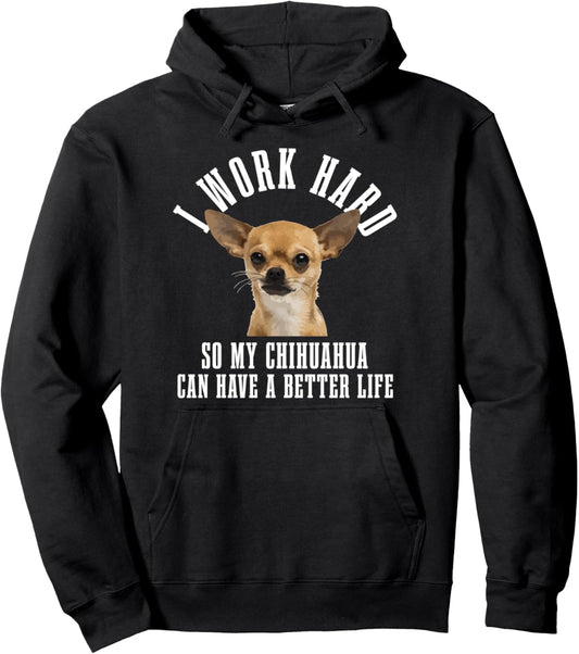Chihuahua Mama Dog Dad Funny Chihuahua Pullover Hoodie
