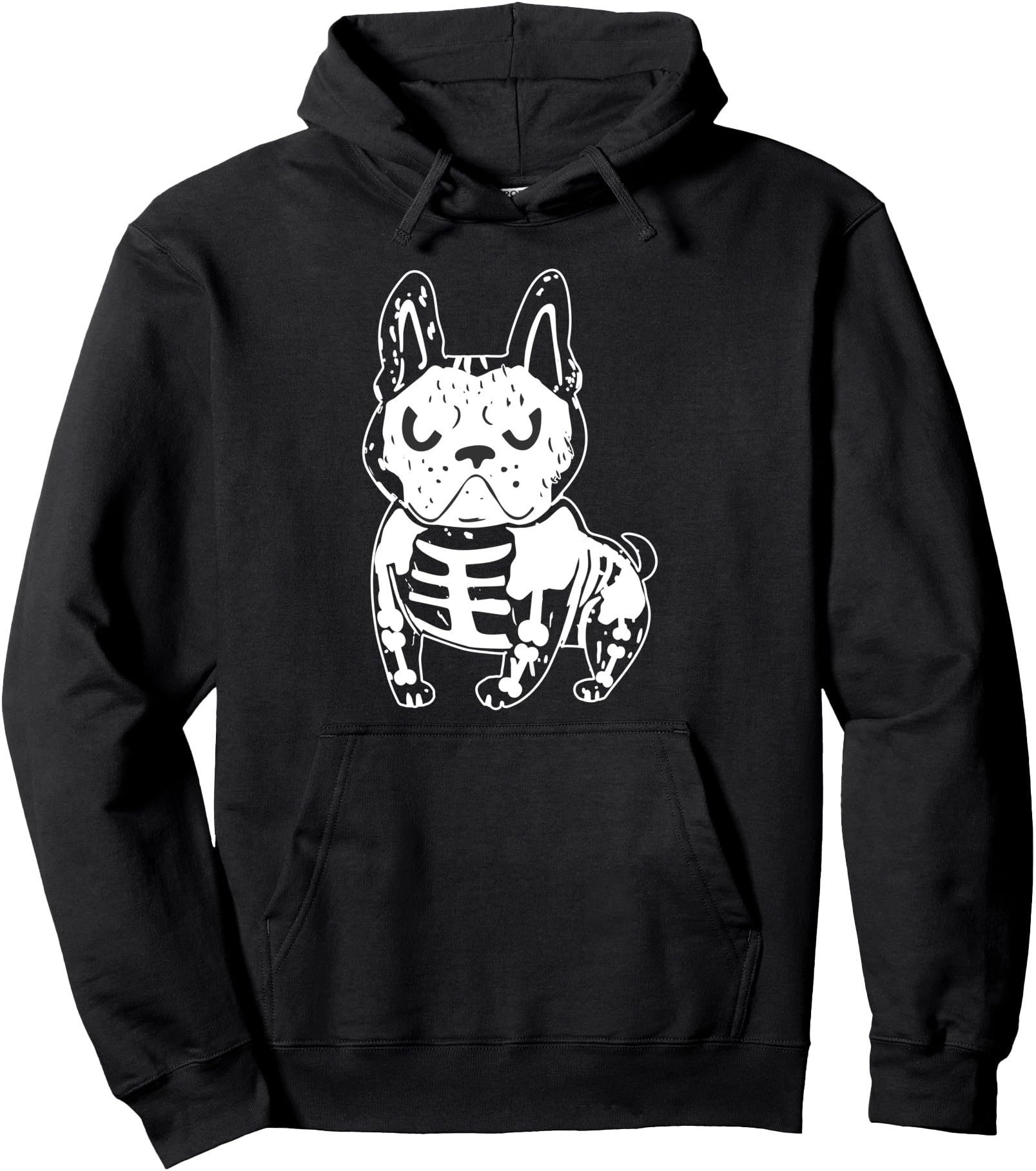 French Bulldog Skeleton Ghost Halloween Costume Pullover Hoodie