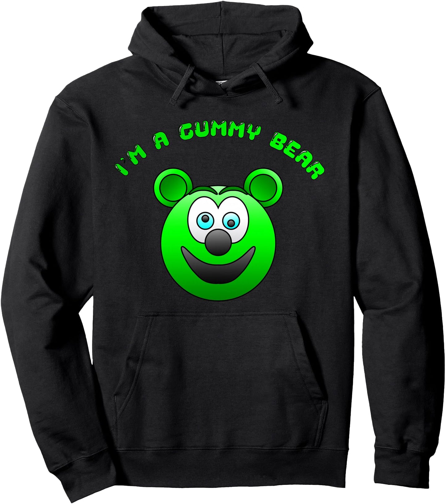 Funny Cute I'm a Gummy Bear Cartoon Pullover Hoodie