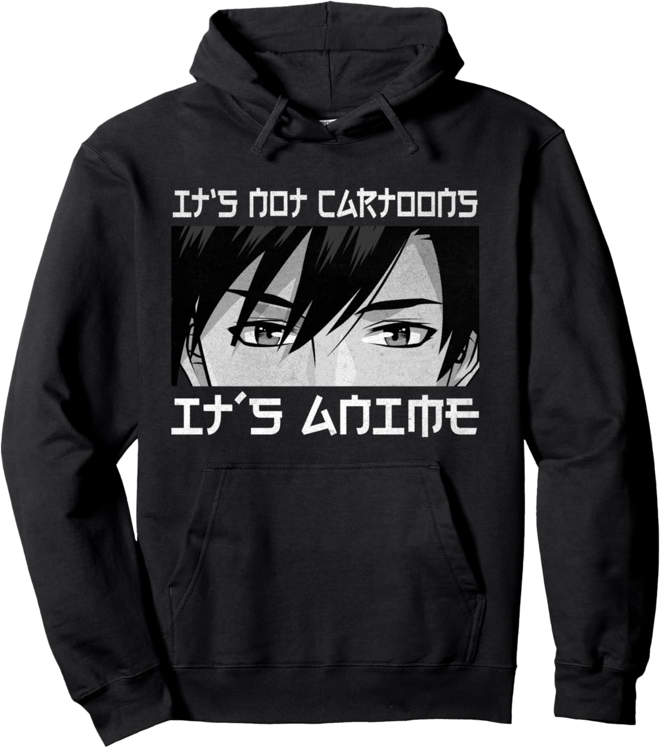 Its Not Cartoons Its Anime Boy Manga Lover Otaku Anime Merch Pullover Hoodie