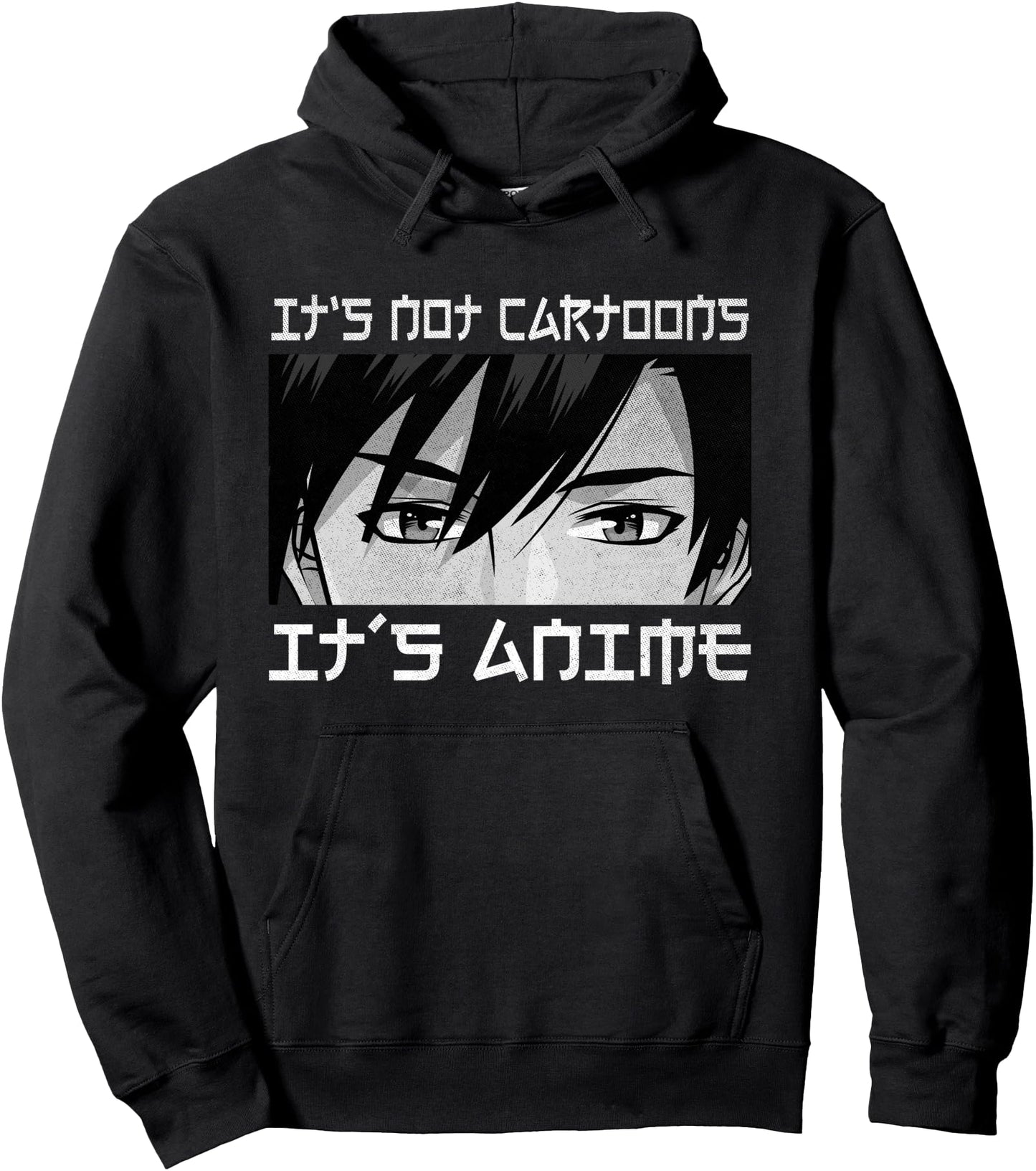 Its Not Cartoons Its Anime Boy Manga Lover Otaku Anime Merch Pullover Hoodie