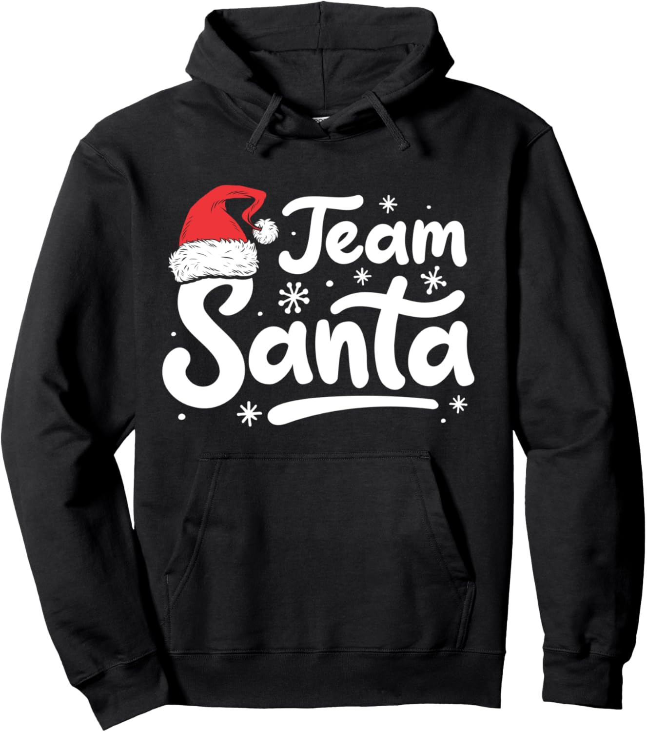 Team Santa Christmas Family Matching Pajamas Boys Men Xmas Pullover Hoodie
