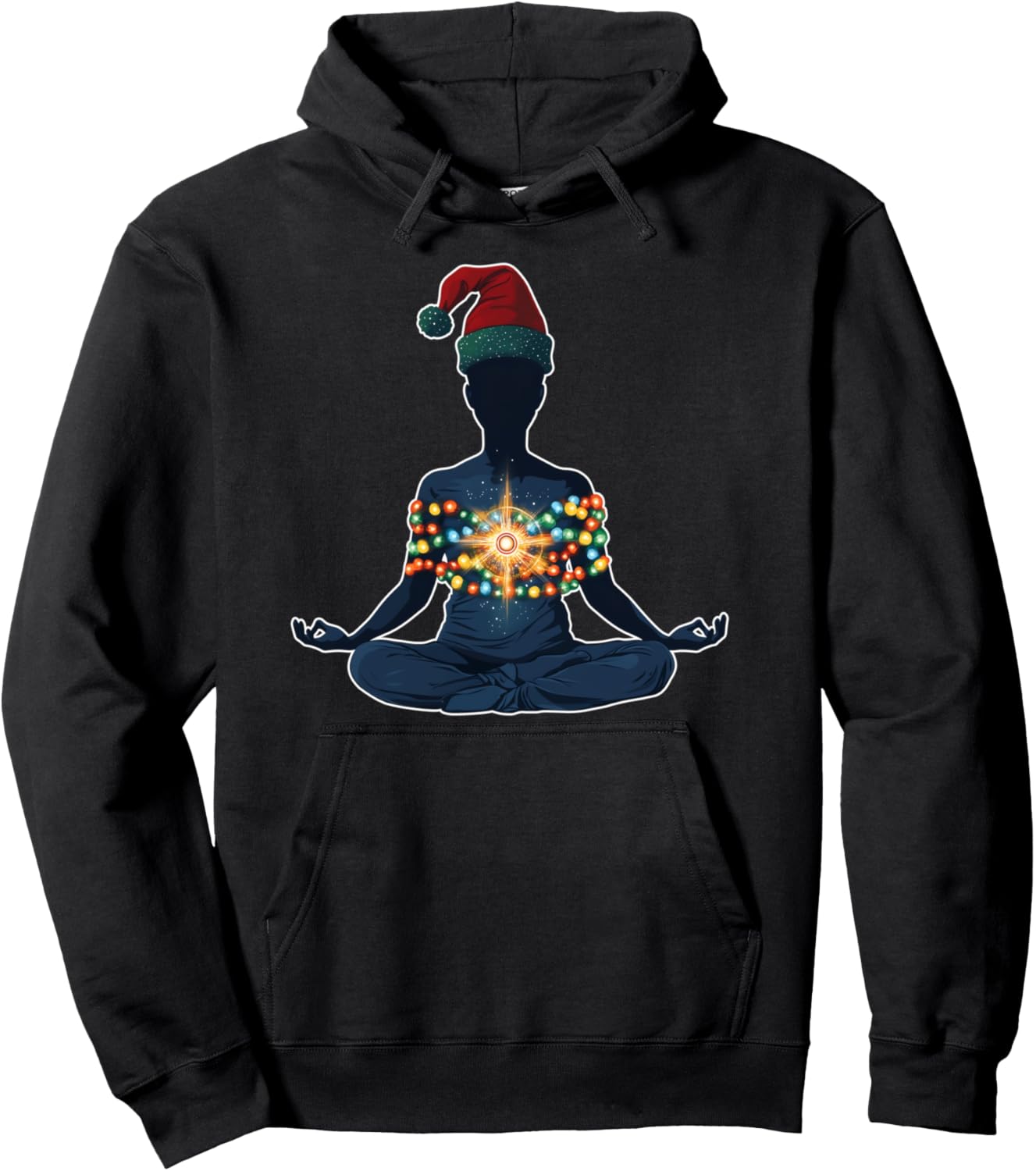 Chakra Healing Healer Reiki Master Christmas Hat Xmas Pullover Hoodie