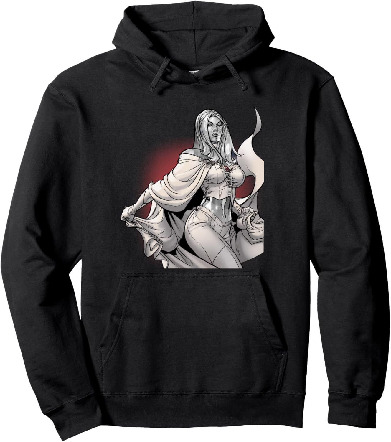 Marvel X-Men Emma Frost Diamond Skin Vintage Portrait Pullover Hoodie