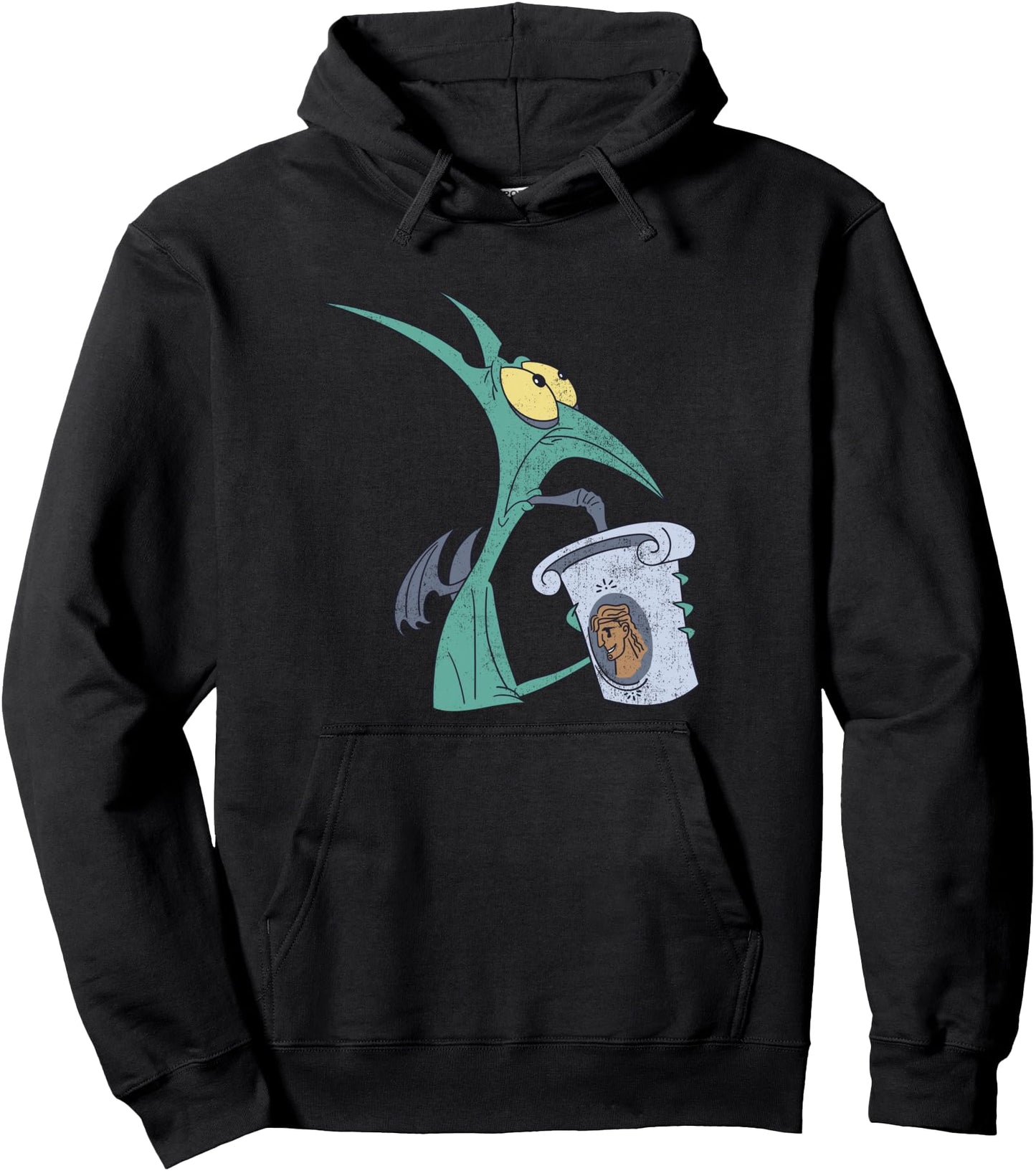 Disney Hercules I Am Panic Distressed Big Chest Portrait Pullover Hoodie