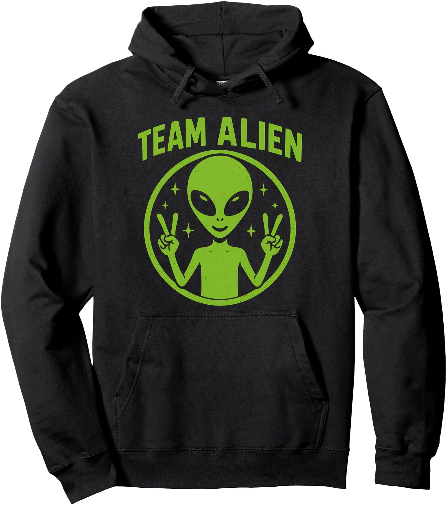Team Alien Peace Funny Ufo Space Women Youth Men Pullover Hoodie