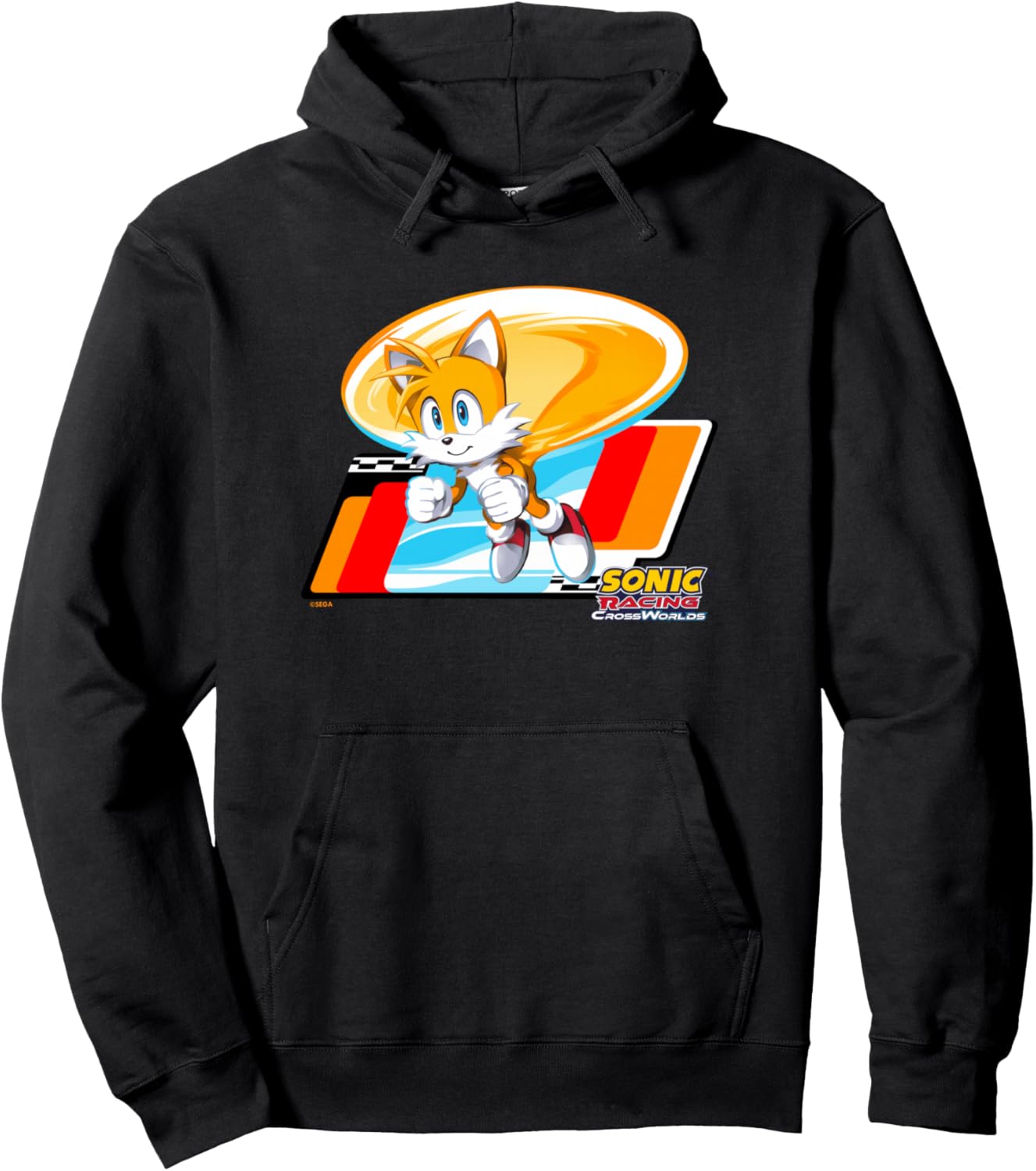 Sonic Racing CrossWorlds - Tails Decal Pullover Hoodie