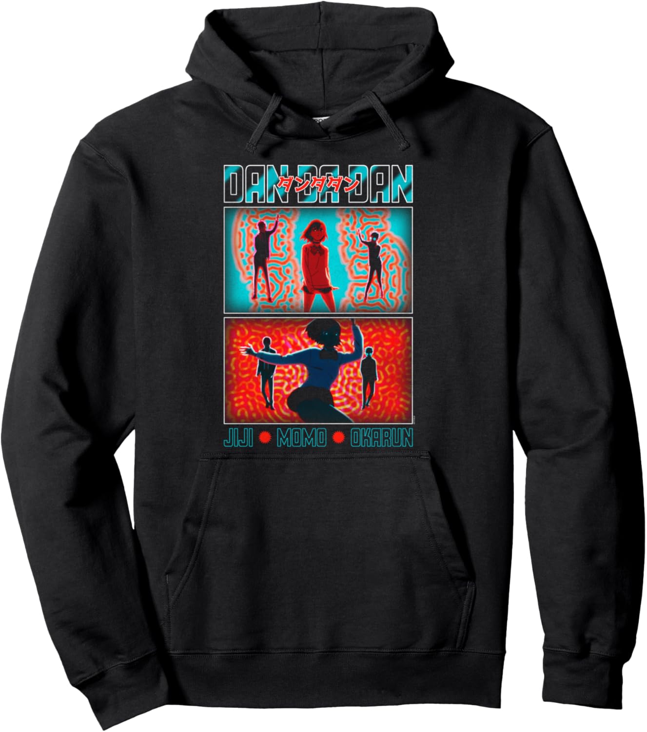 Dan Da Dan Colorful Opening Sequence Dance Anime Pullover Hoodie