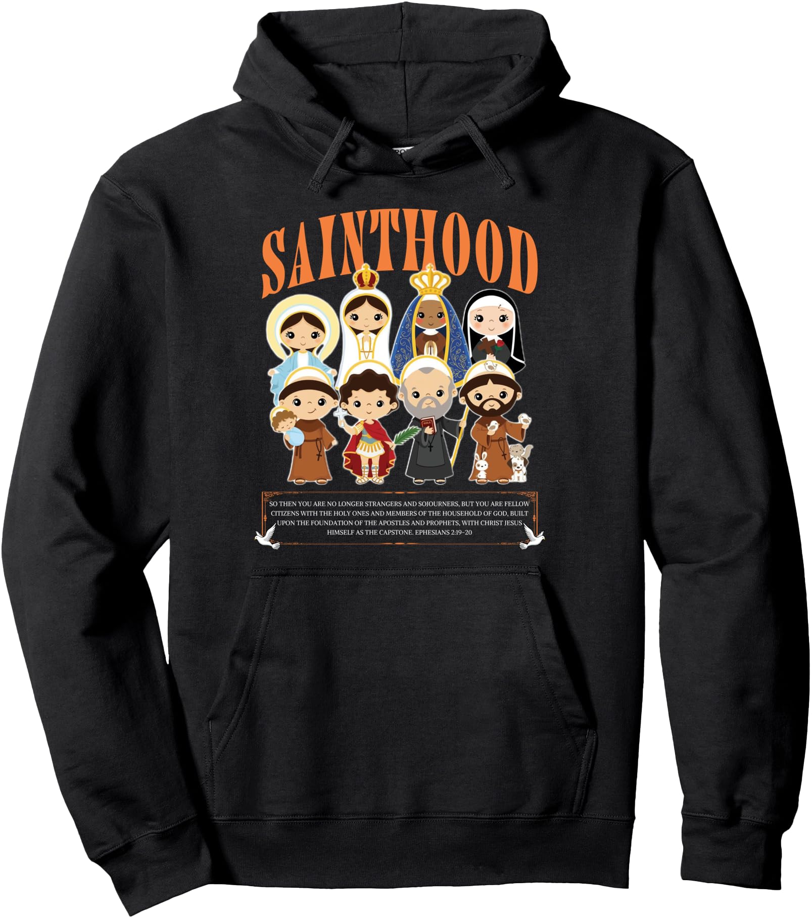 Catholic Religious Faith Catholic All Saints Day Sainthood Pullover Hoodie