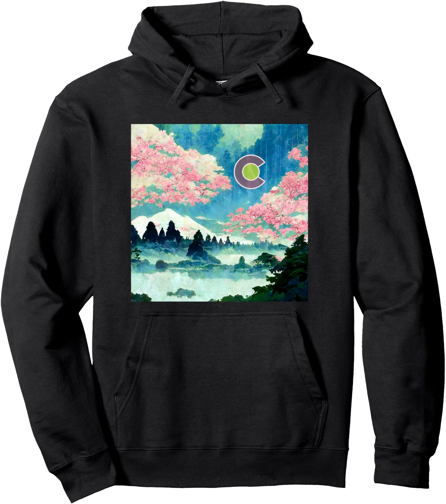 Colorado Gifts by MCMA Japanese Style Colorado Apparel Pullover Hoodie