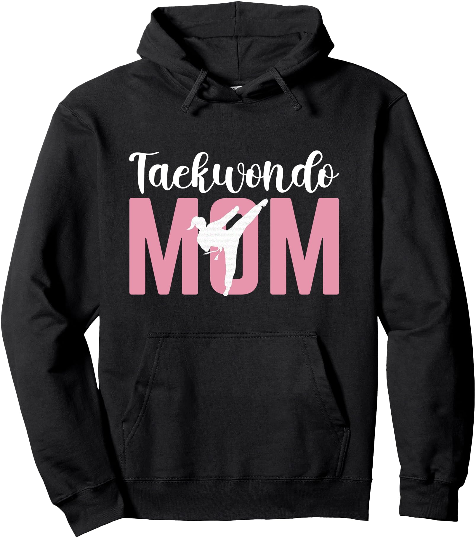 Cute proud taekwondo mom women martial arts taekwondo mom Pullover Hoodie