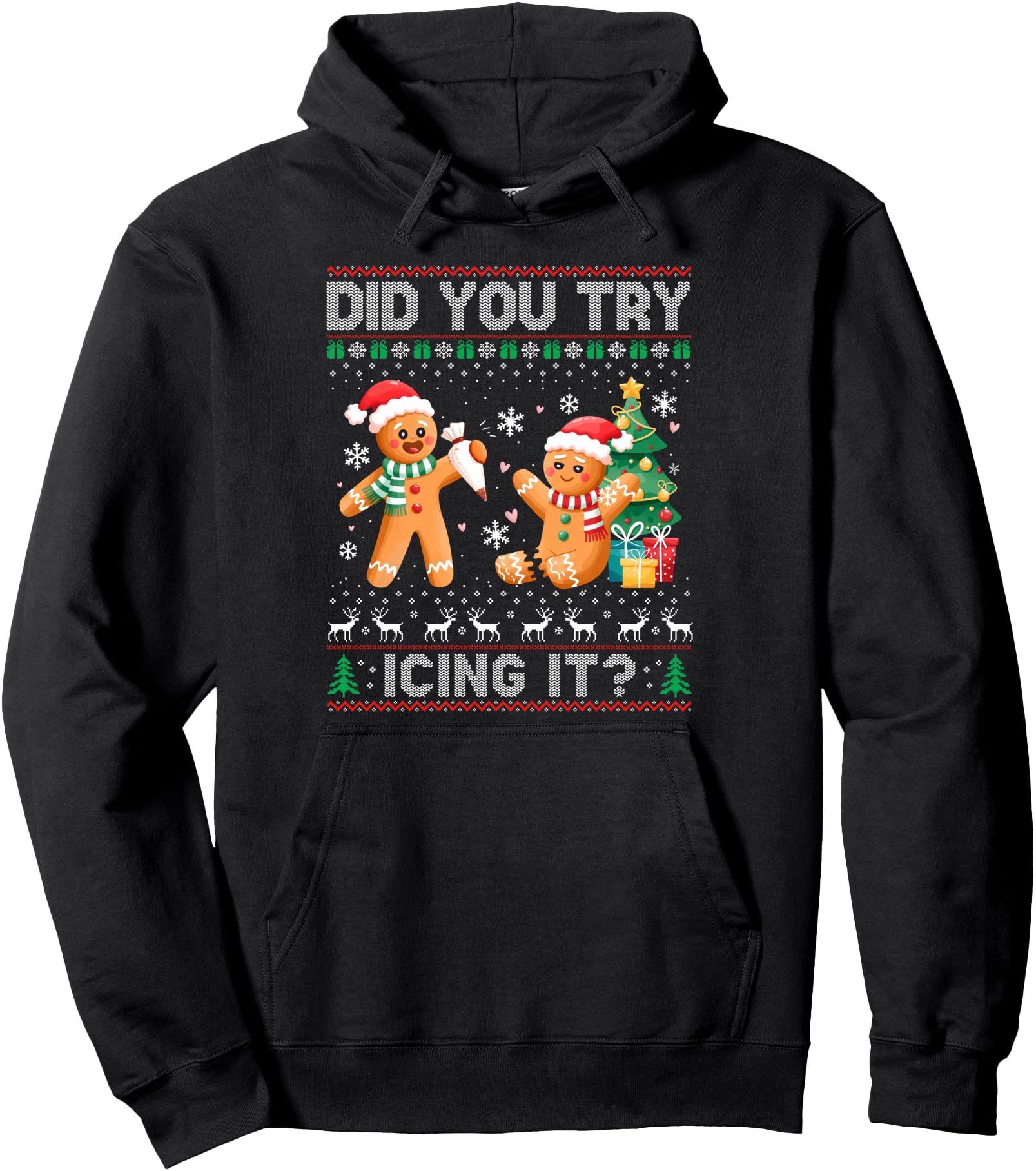 Have You Tried Icing It Funny Xmas Nurse Gingerbread NICU Pullover Hoodie
